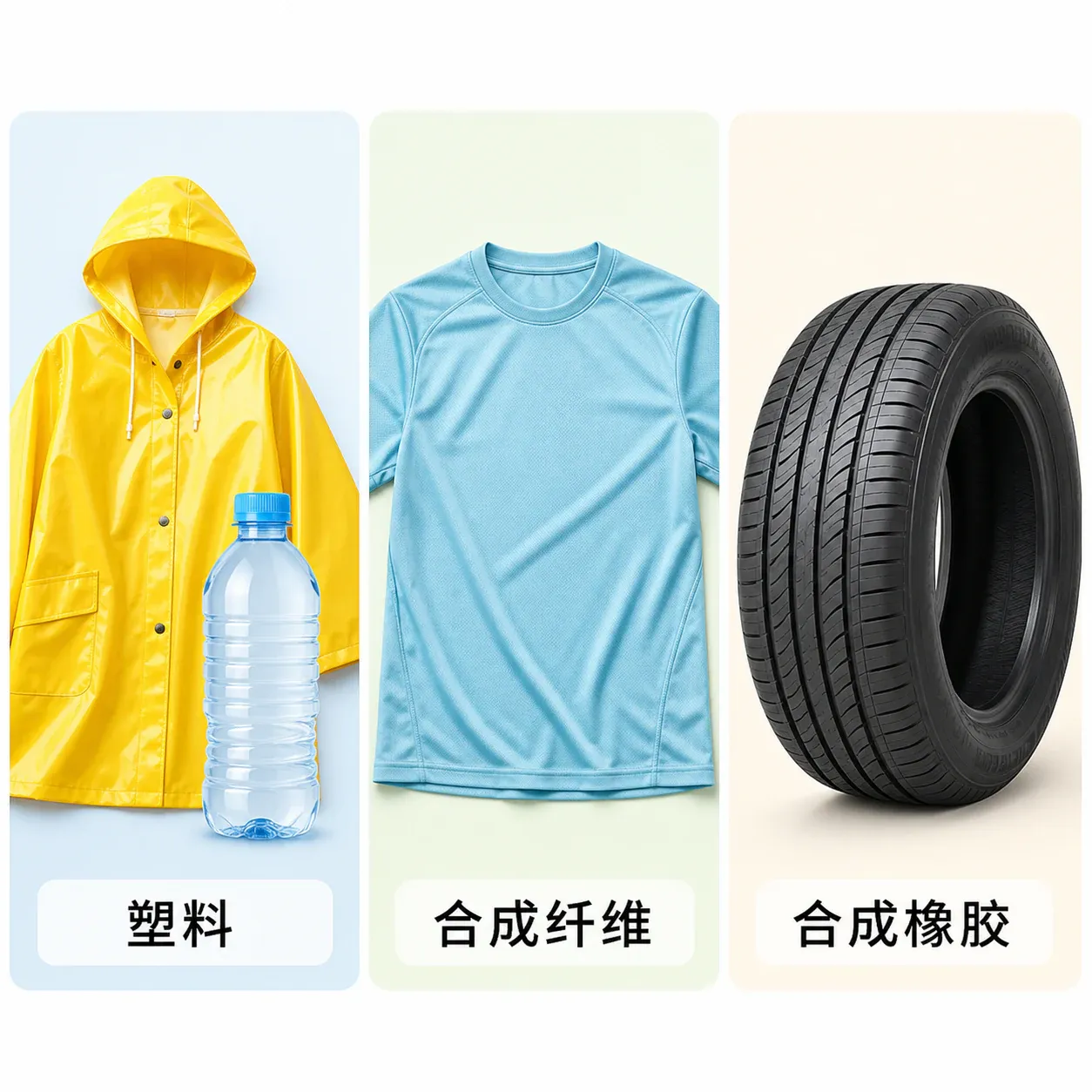 塑料合成纤维和合成橡胶的日常用品