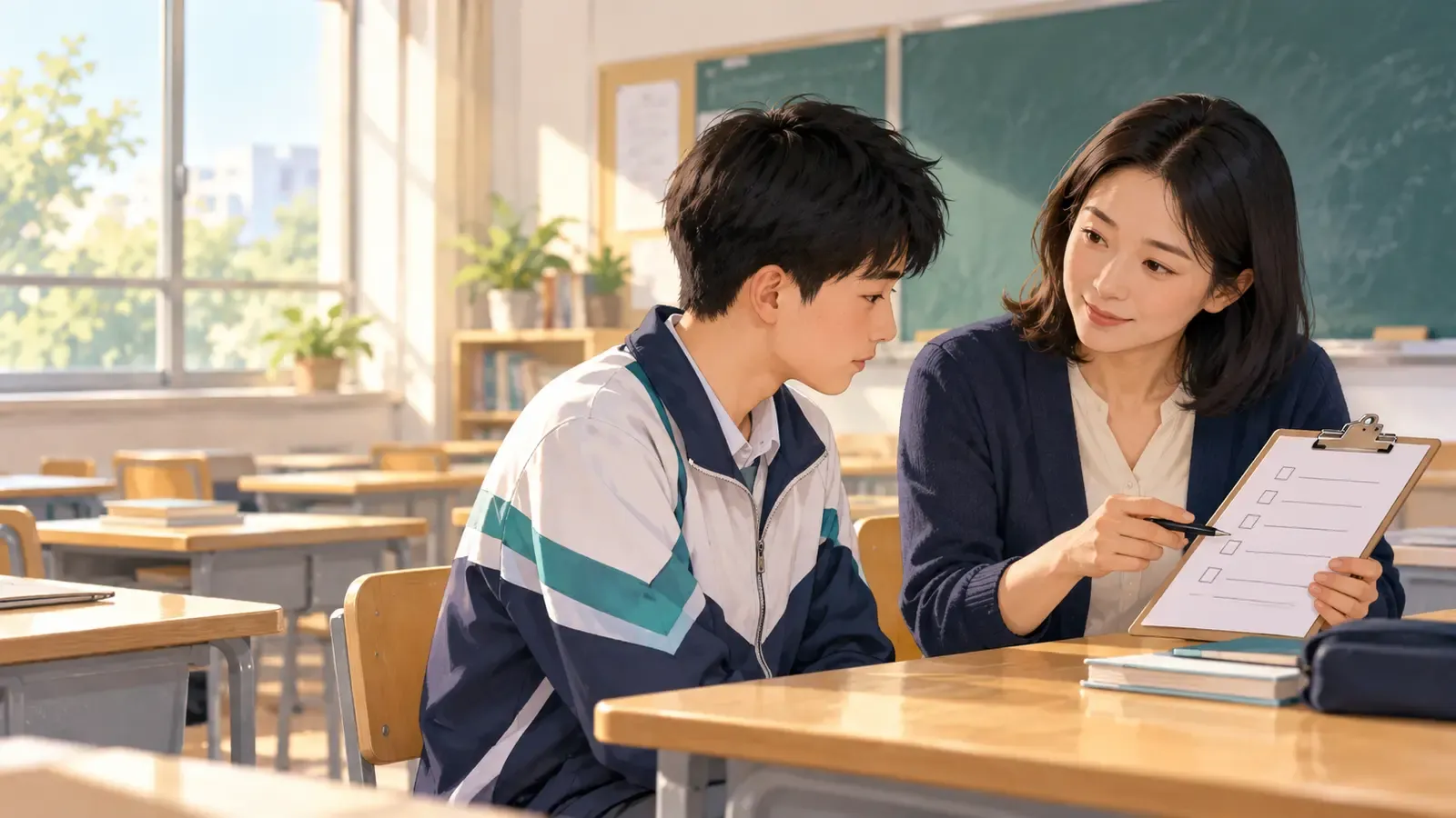 教师查看缺交记录并与学生进行私下沟通