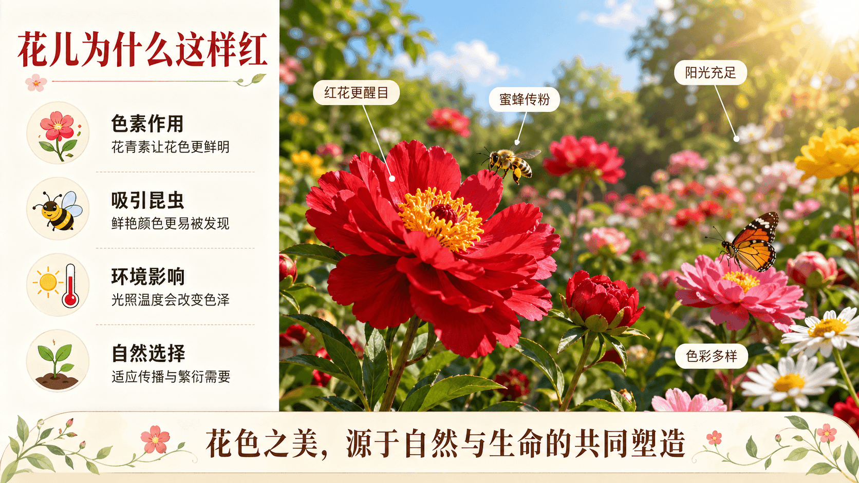 花儿为什么这样红