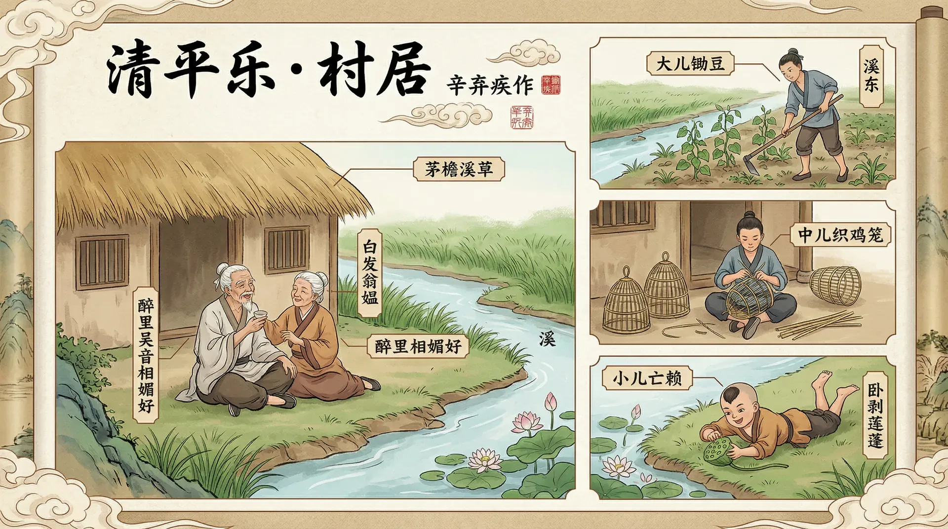清平乐·村居