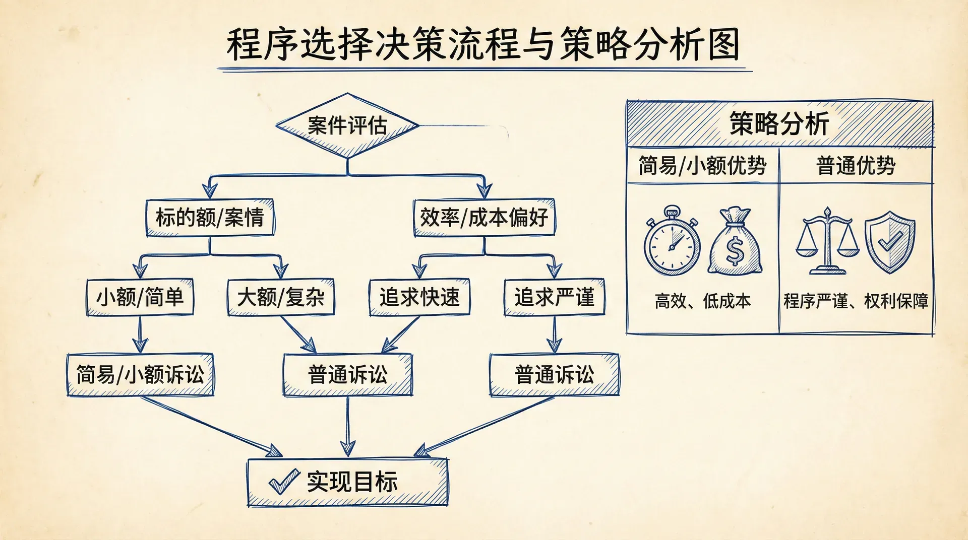 程序选择与诉讼策略