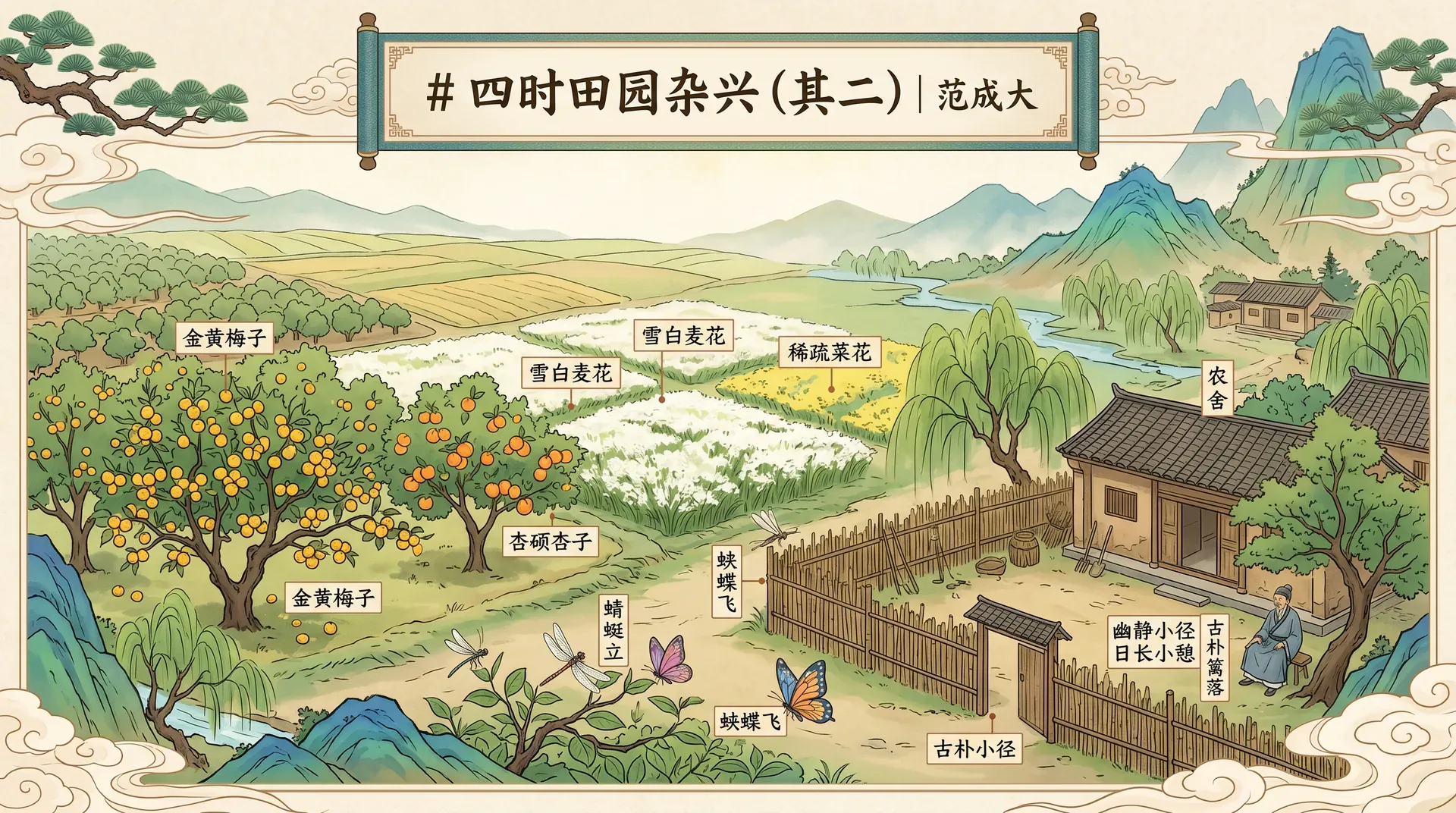 四时田园杂兴(其二十五)