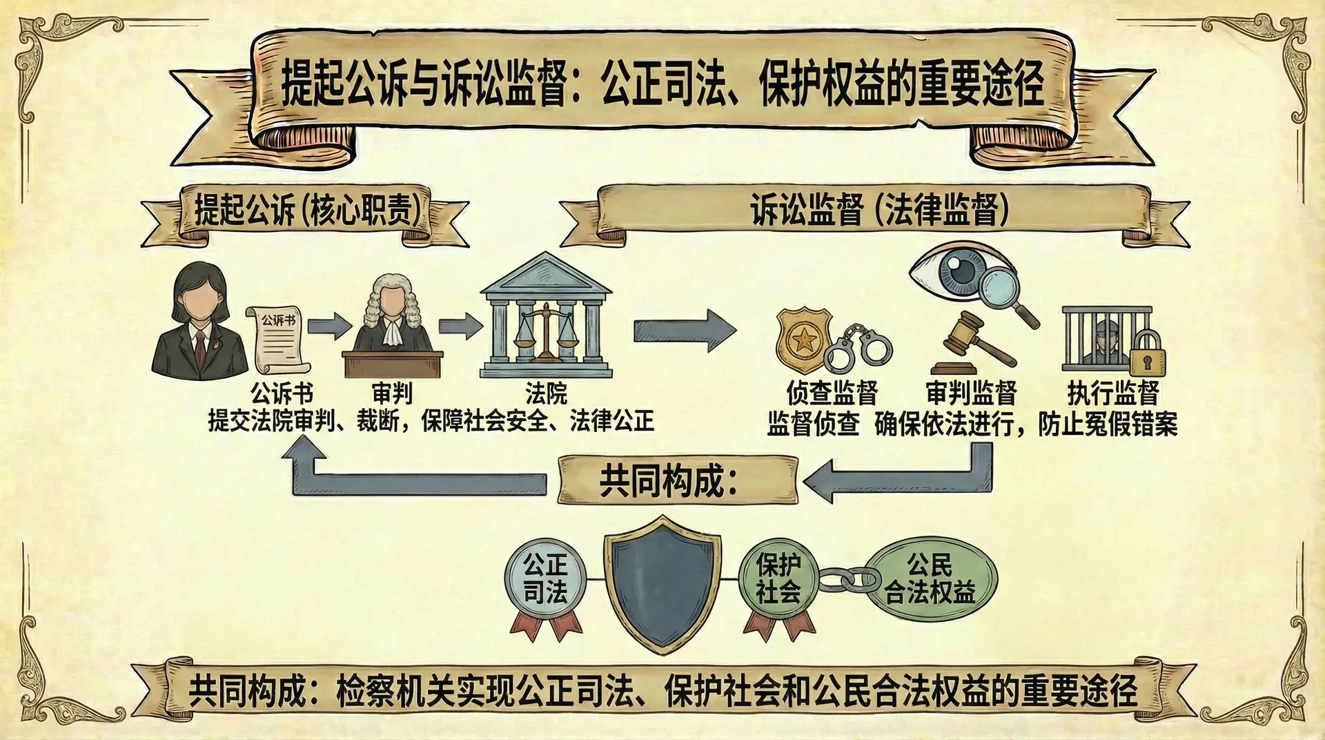 提起公诉与诉讼监督