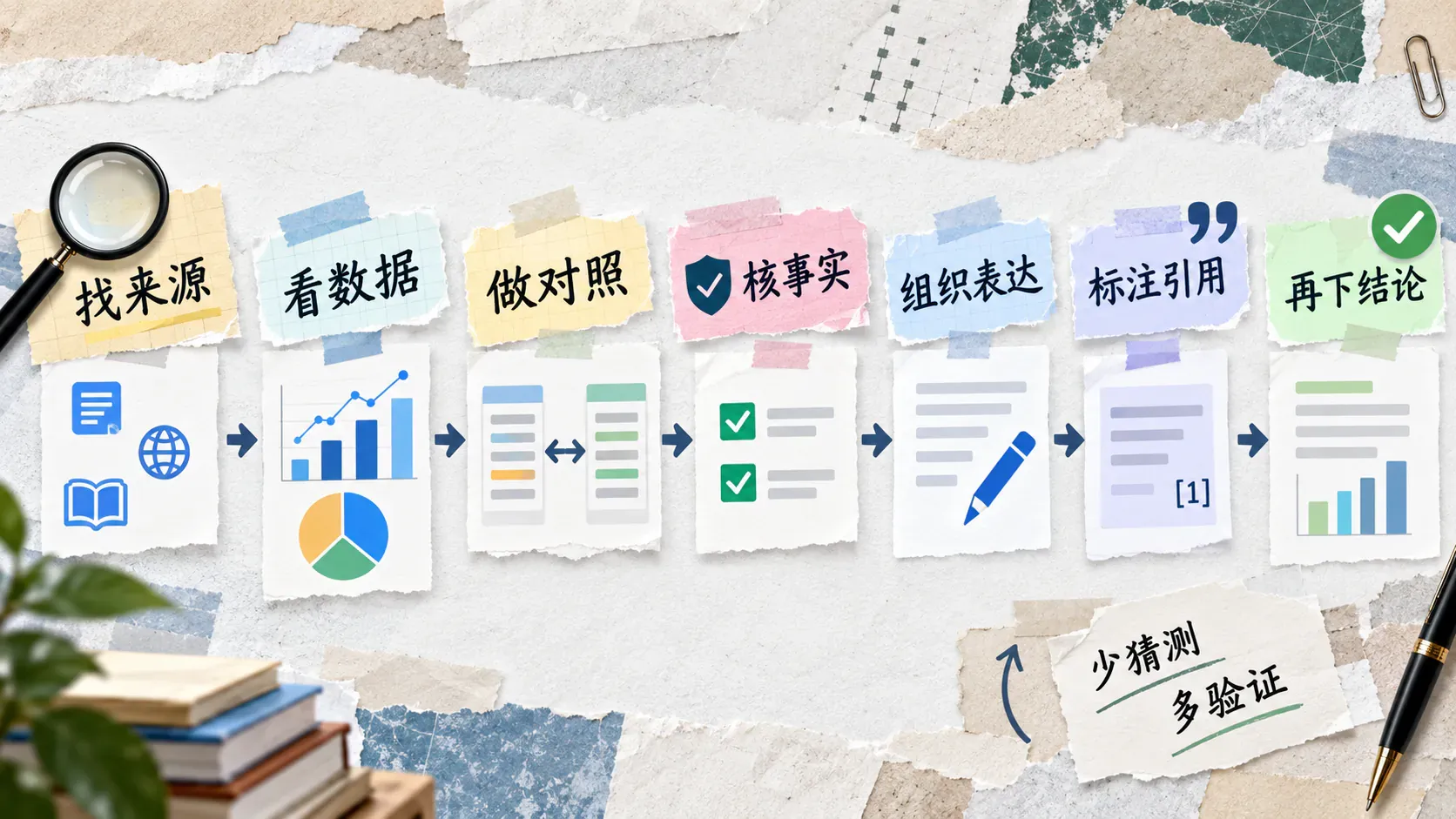 证据导向的 AI 写作