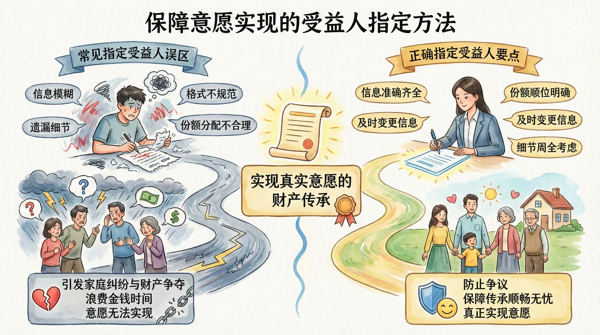 正确指定受益人的方法