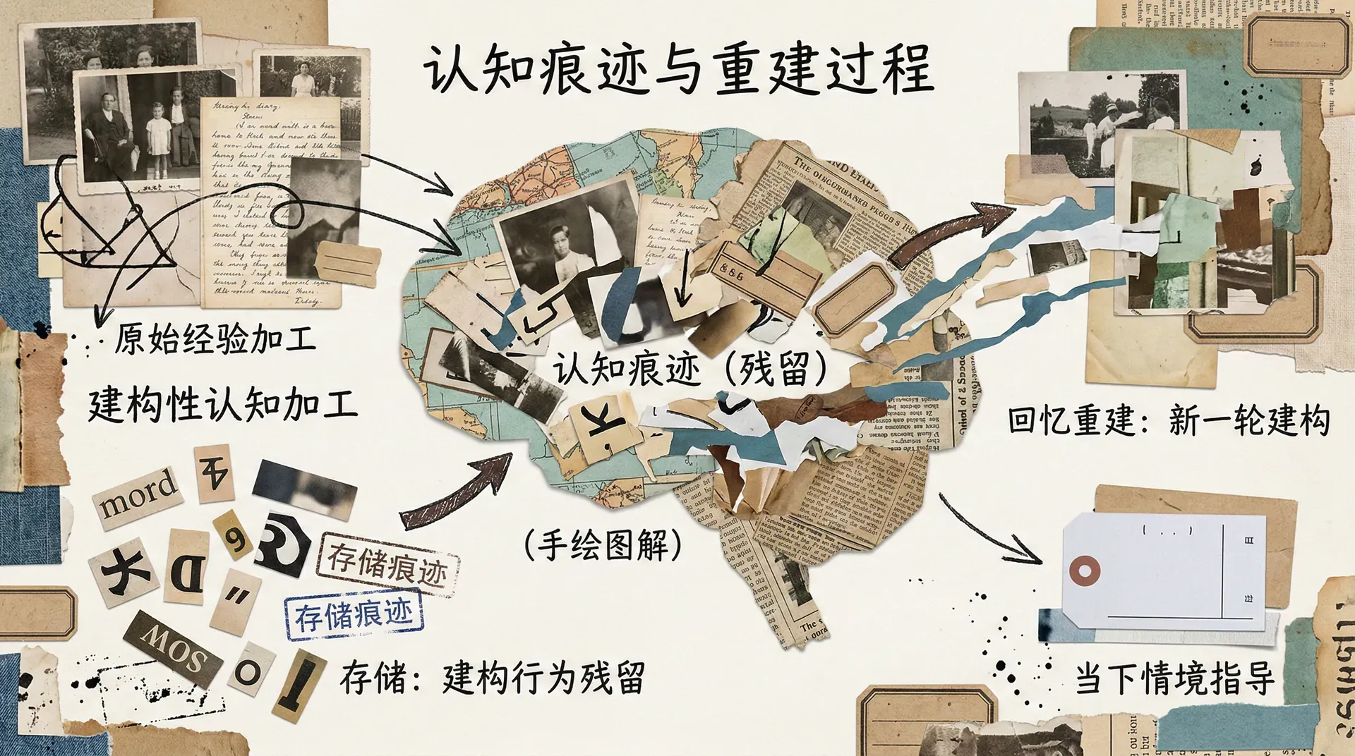 认知痕迹与重建过程
