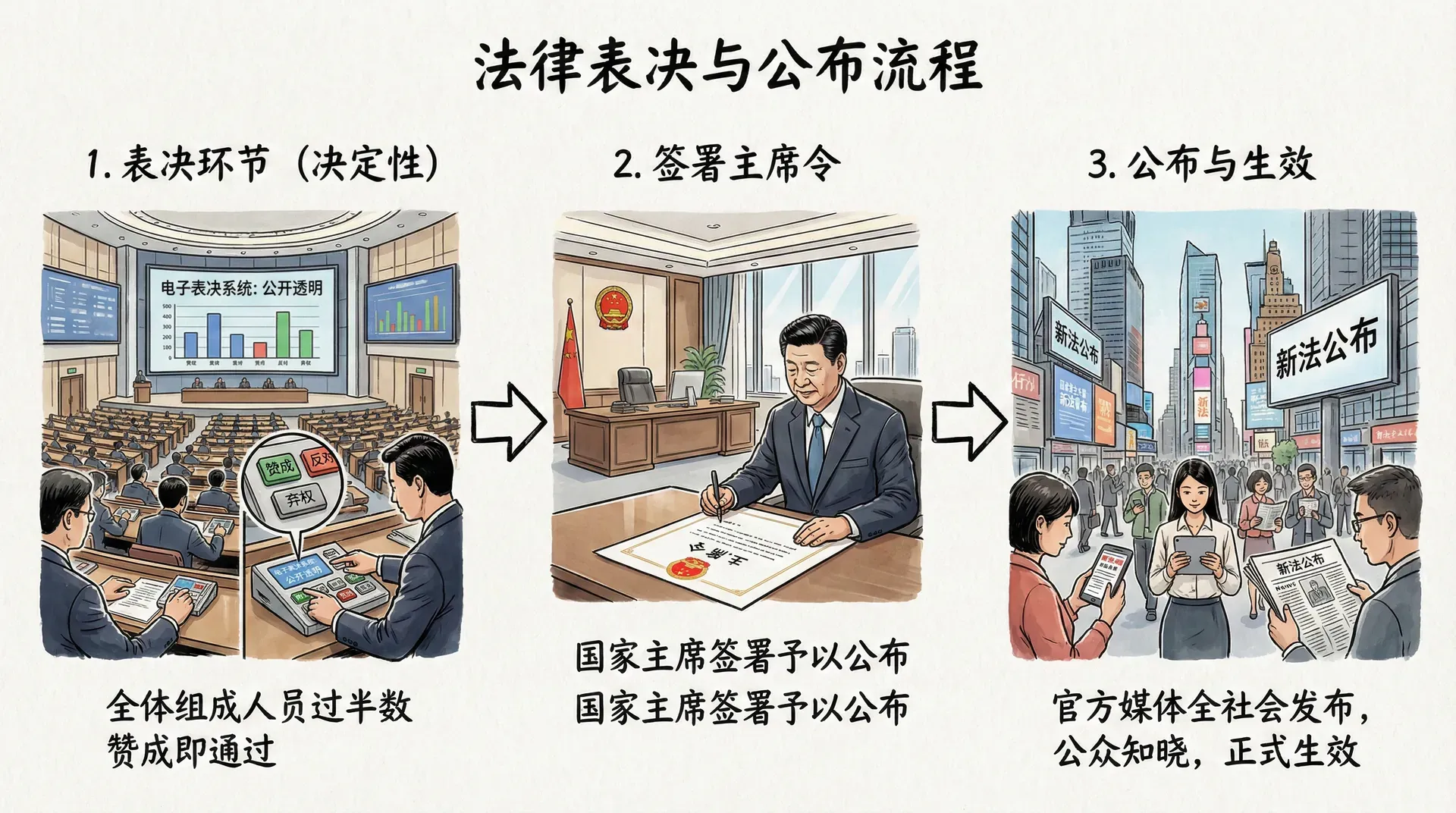 法律的表决与公布