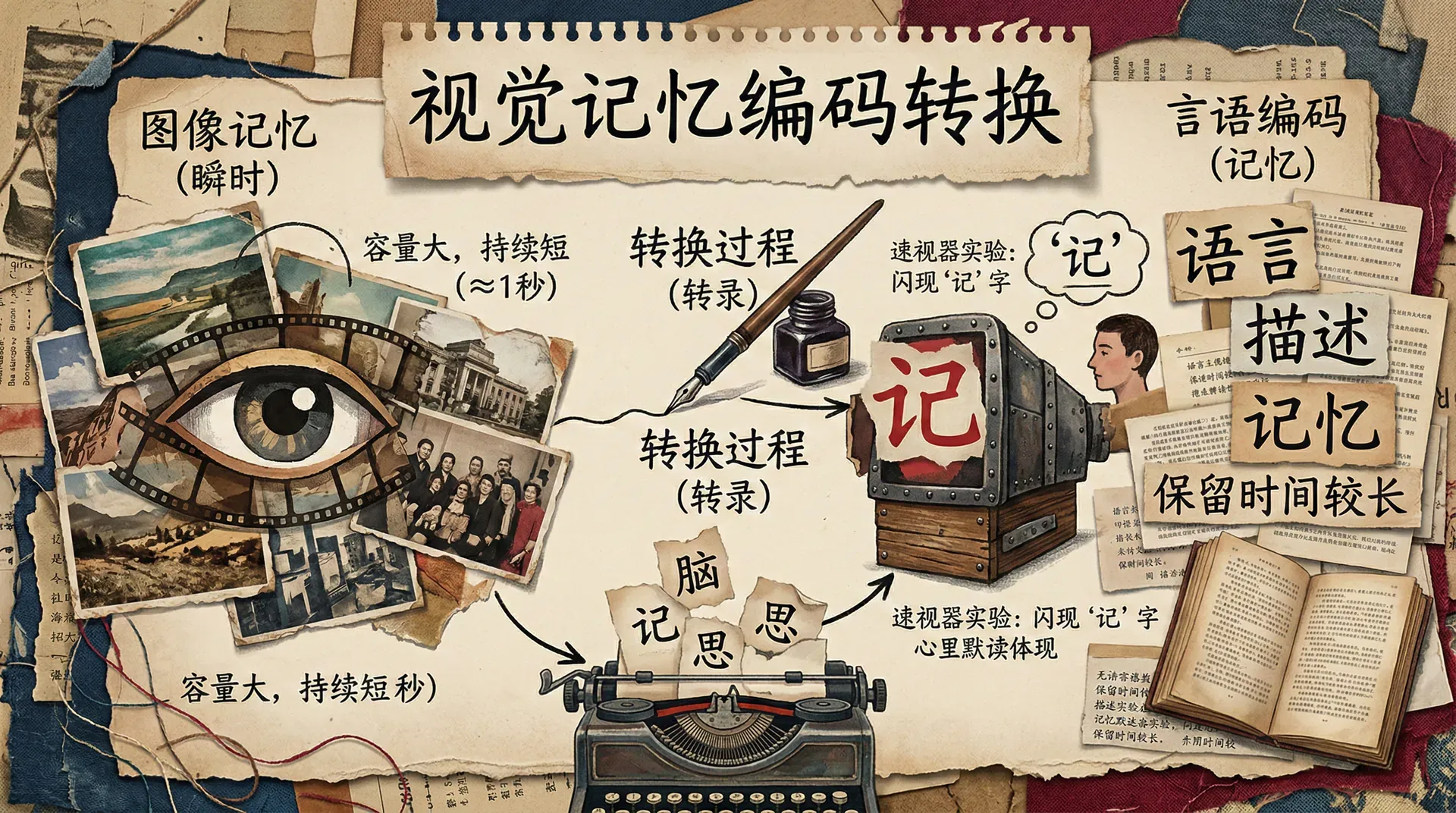 从视觉到记忆的编码转换