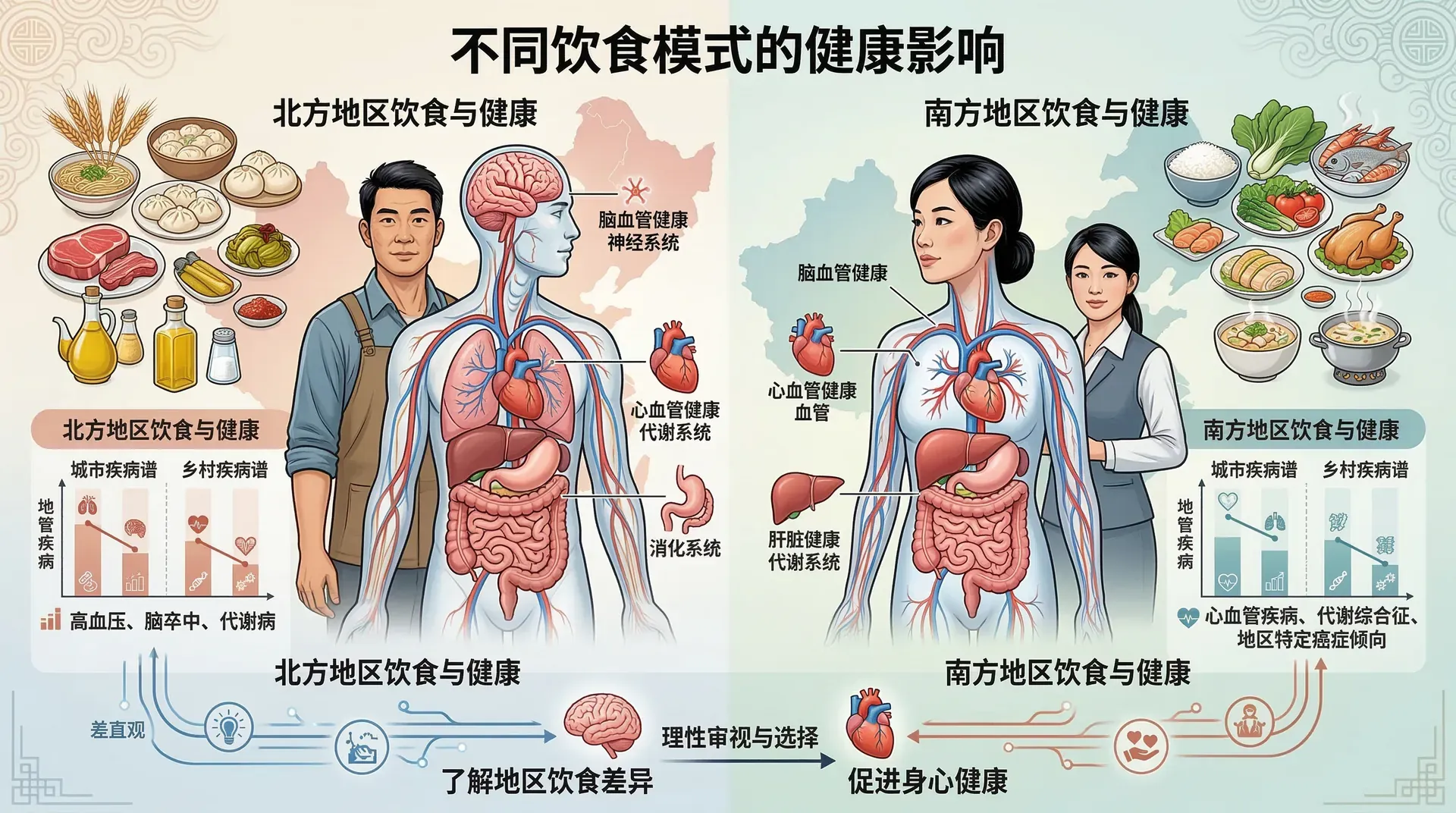 不同饮食模式的健康影响