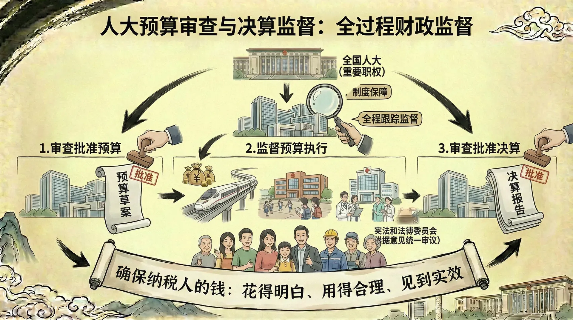 预算审查和决算监督