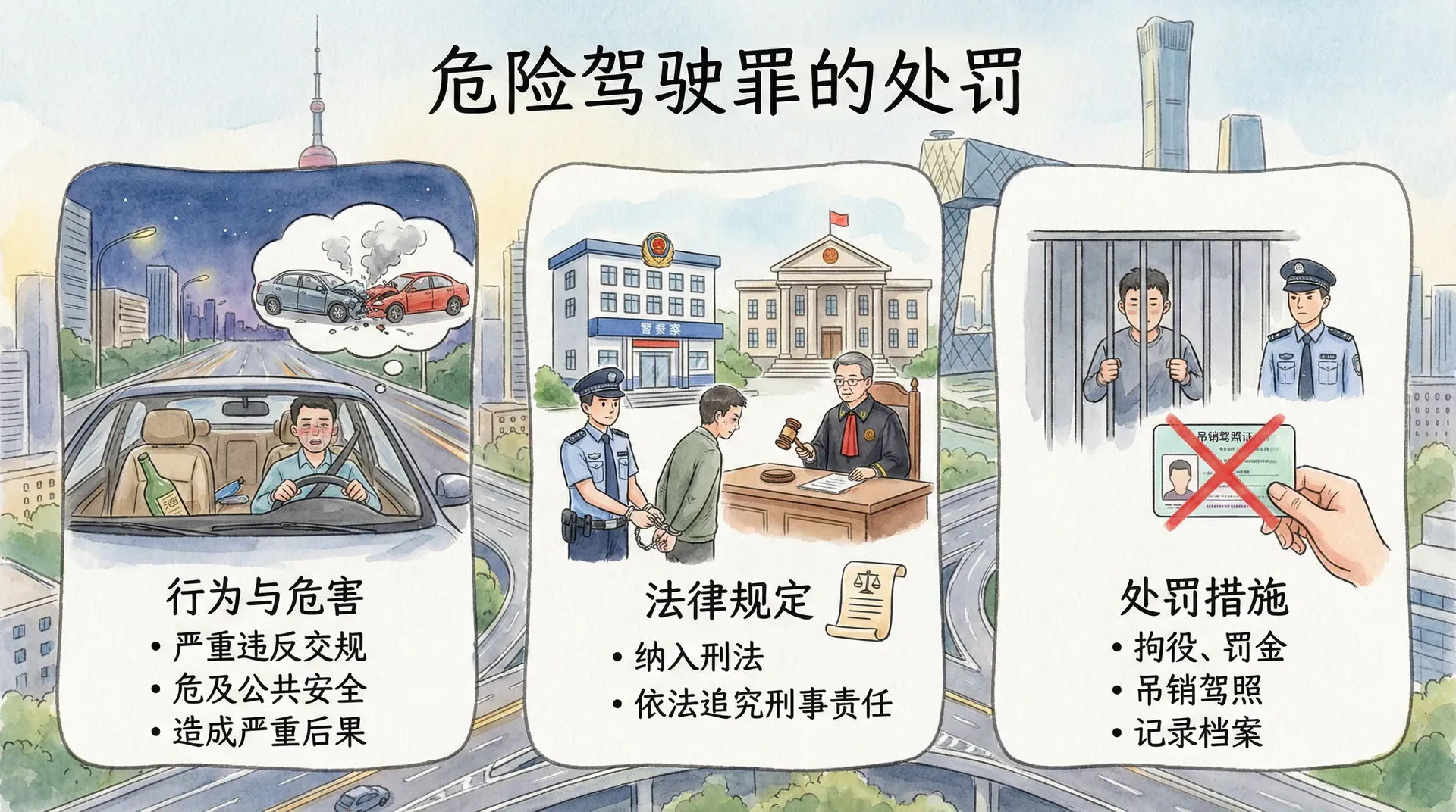 危险驾驶罪的处罚