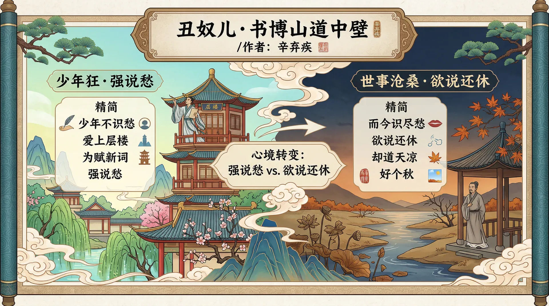 丑奴儿·书博山道中壁