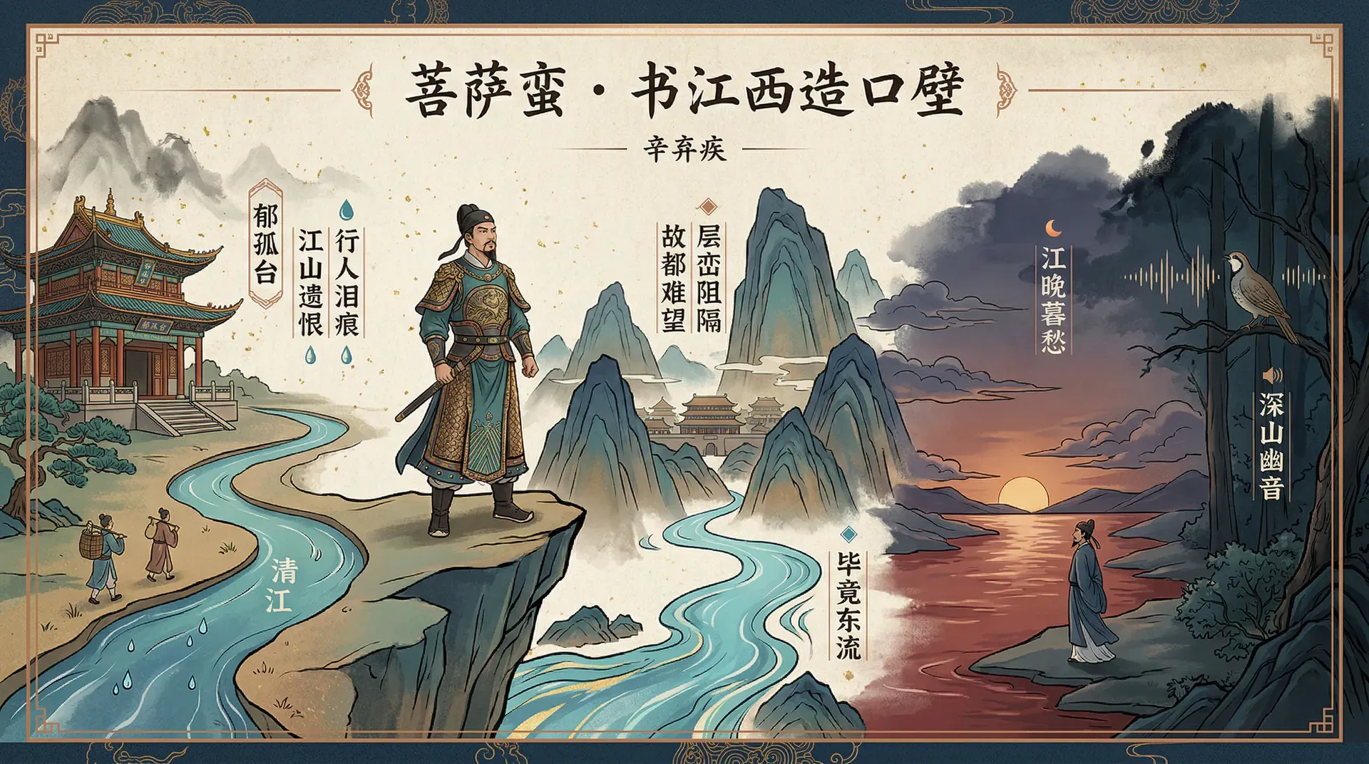 菩萨蛮·书江西造口壁