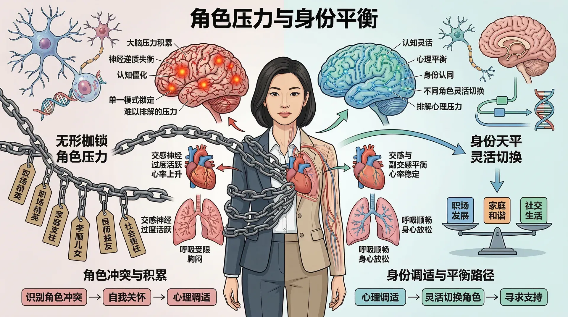 角色压力与身份平衡