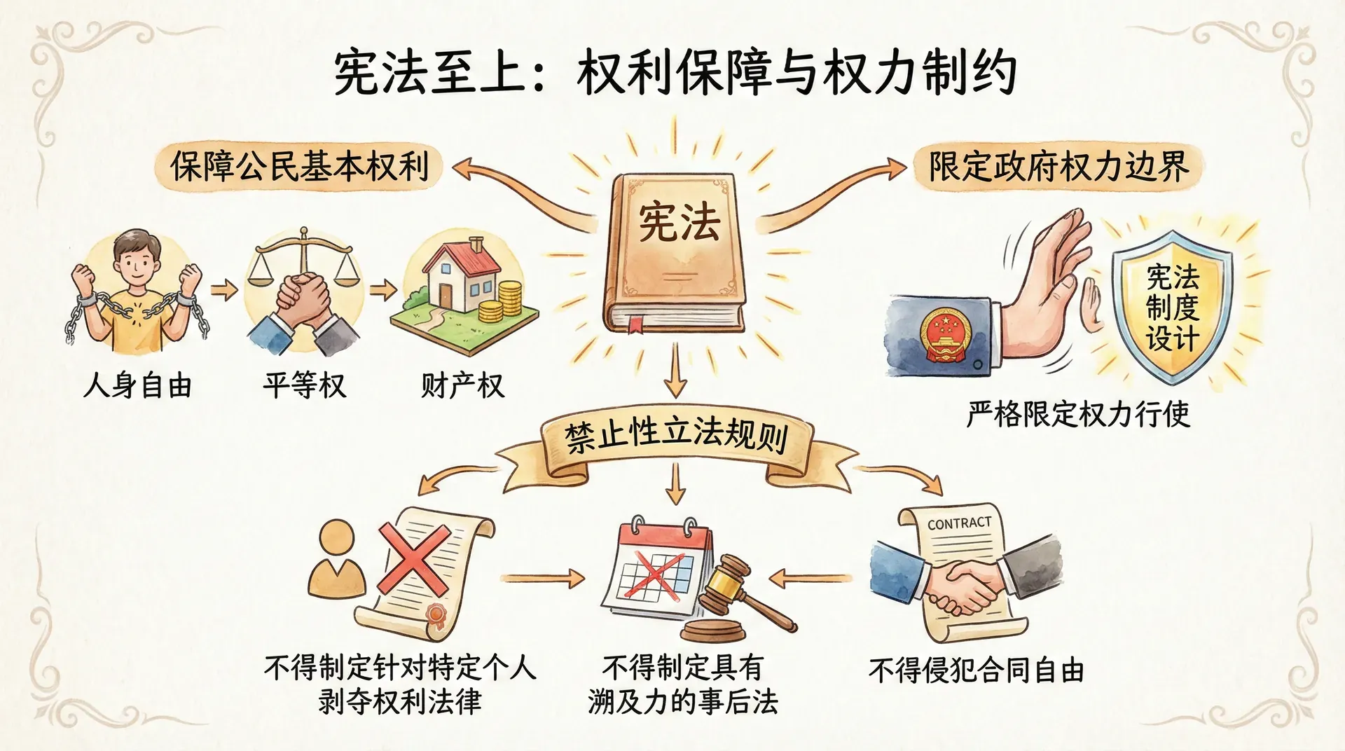 宪法中的禁止性立法与宗教信仰自由