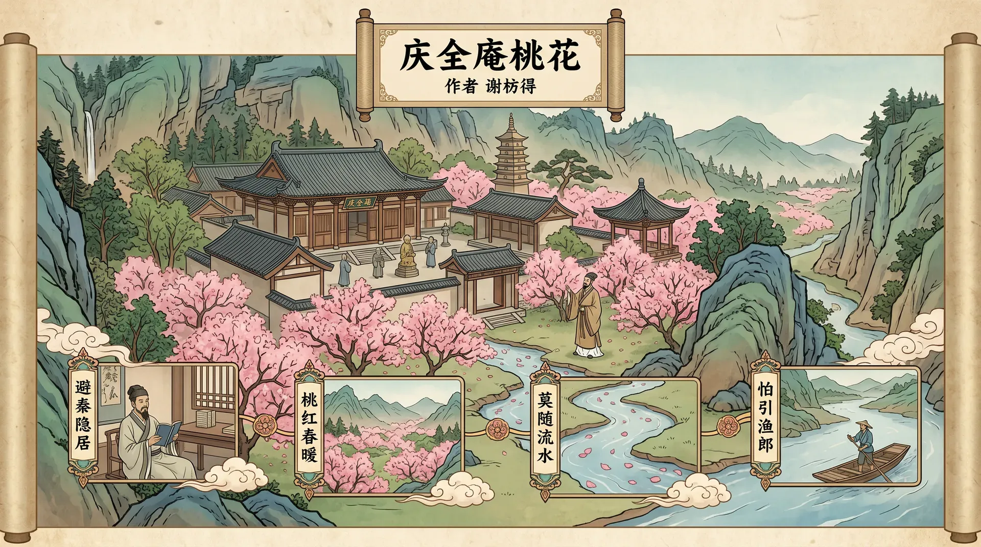 庆庵寺桃花