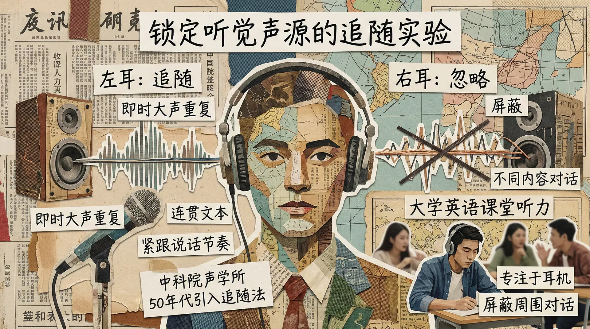 选择性听觉与追随实验