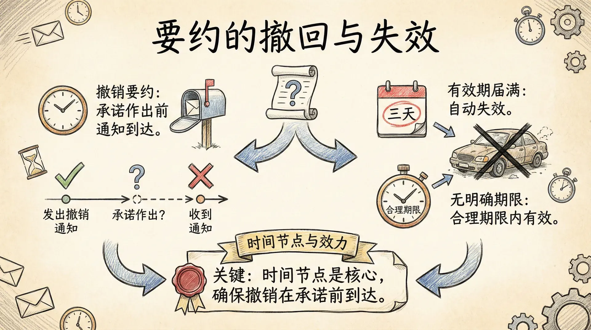 要约的撤回与失效