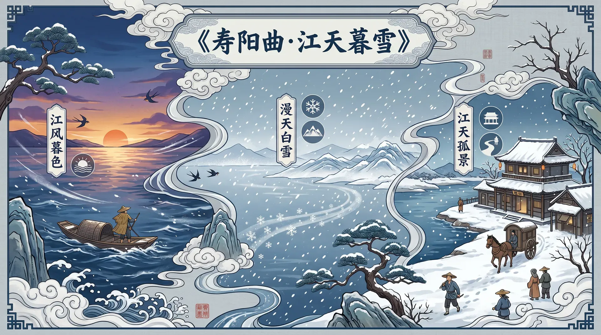 寿阳曲·江天暮雪