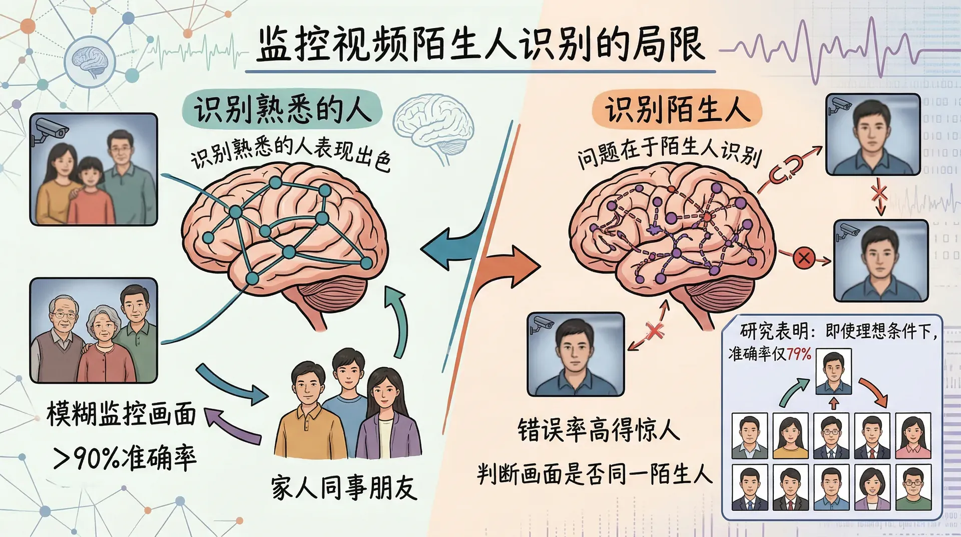 监控视频识别的局限