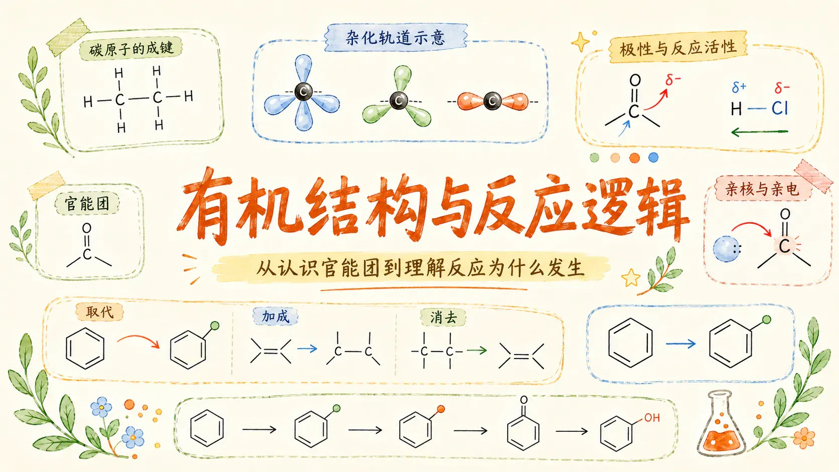 有机结构与反应逻辑