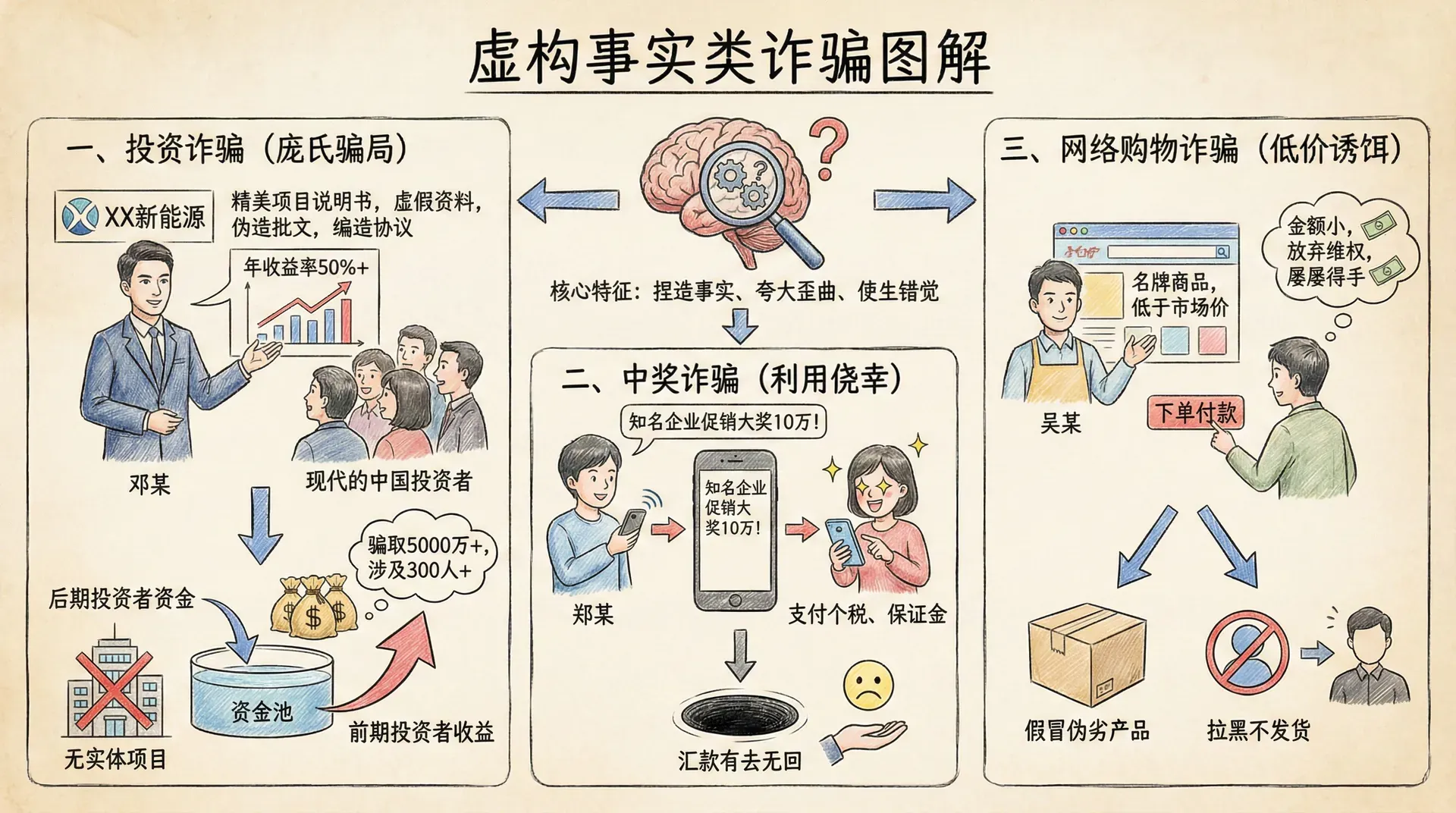 虚构事实类诈骗