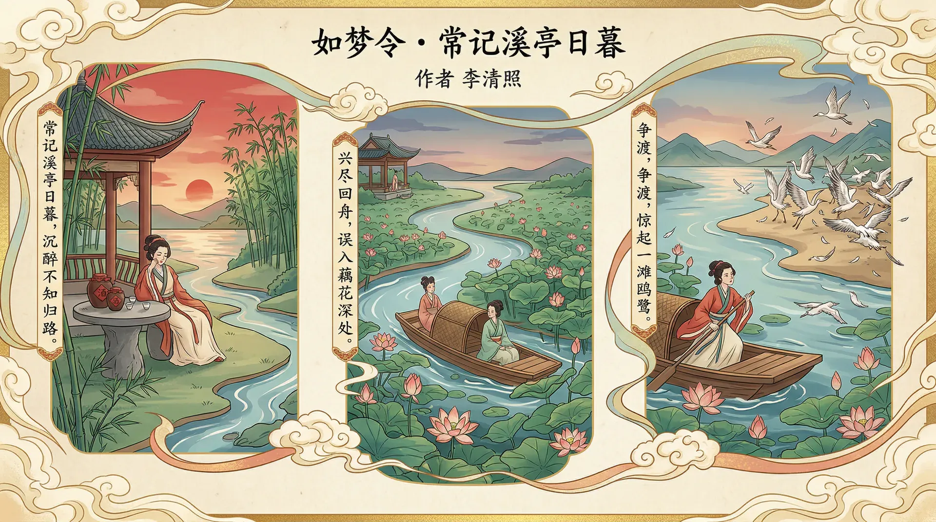 如梦令·常记溪亭日暮