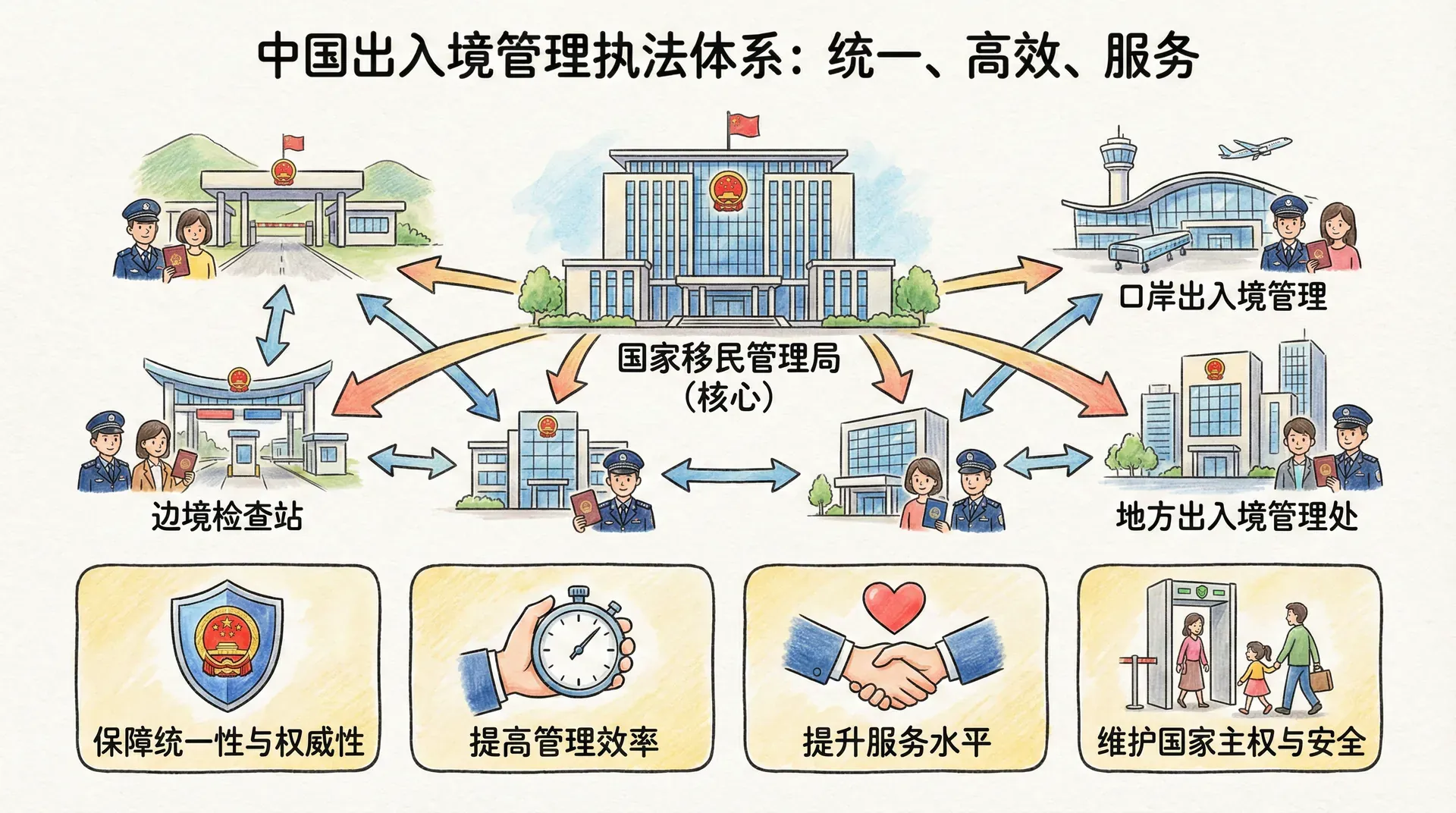 出入境管理的执法机构