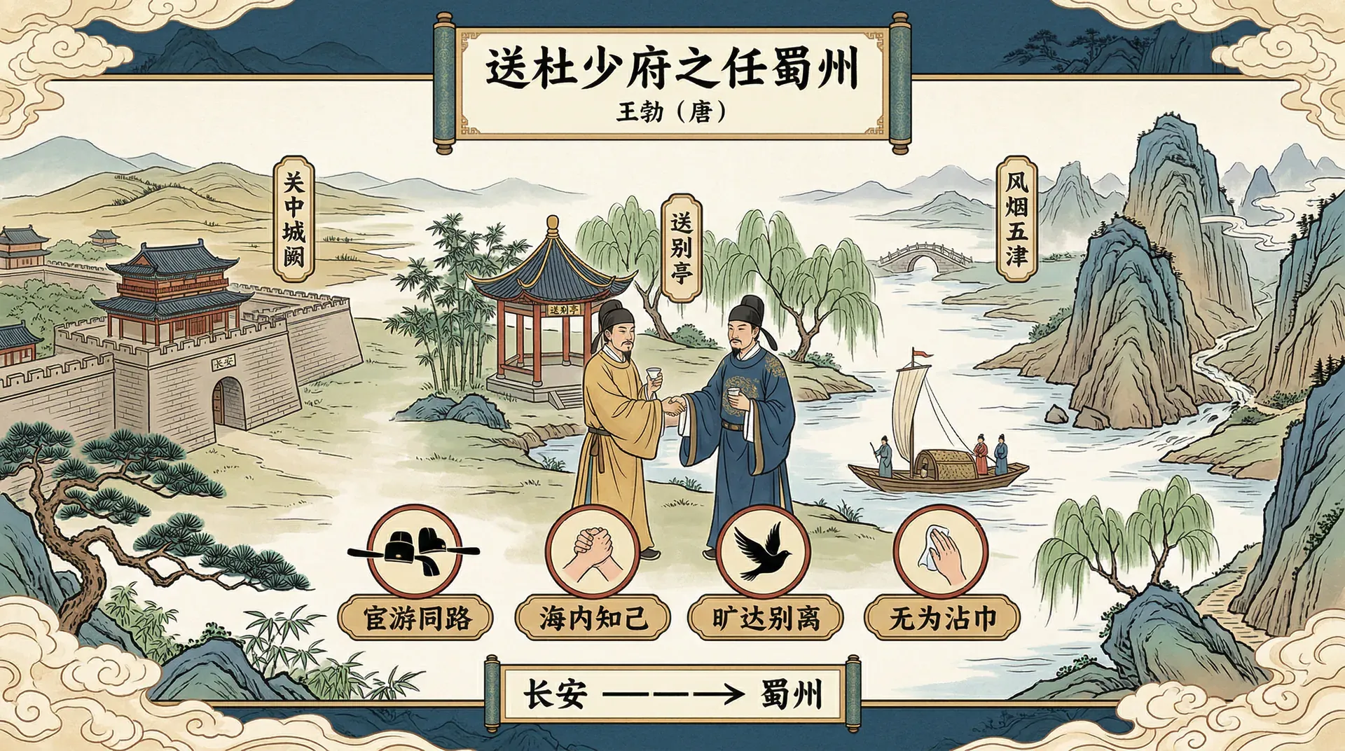 送杜少府之任蜀州