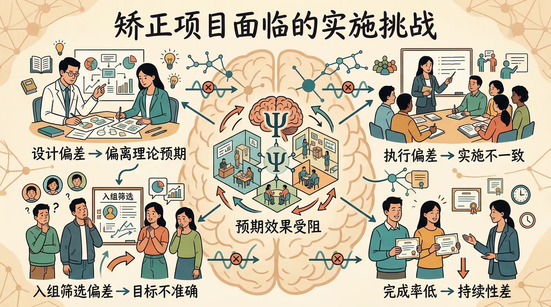 矫正项目面临的挑战