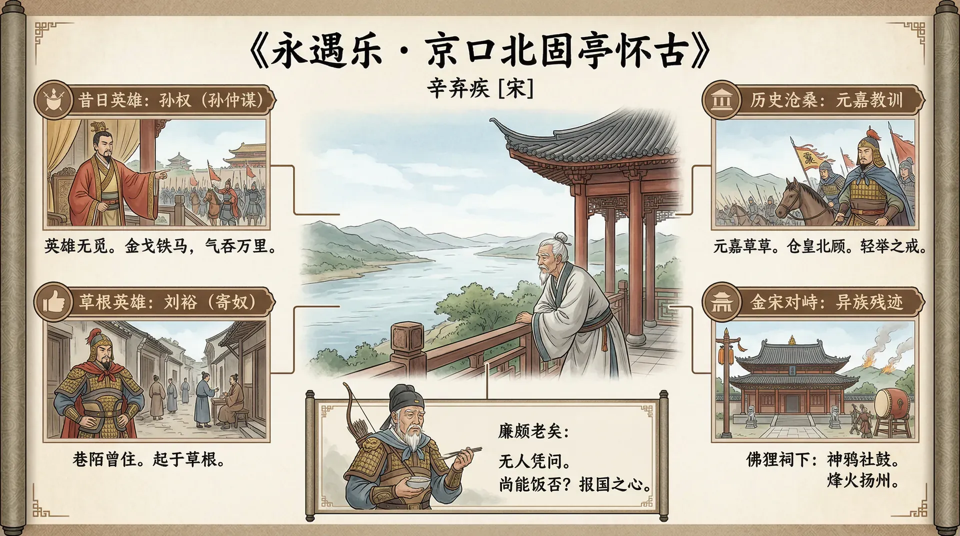 永遇乐·京口北固亭怀古