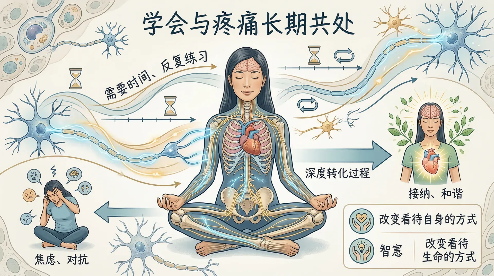 建立与疼痛的长期关系