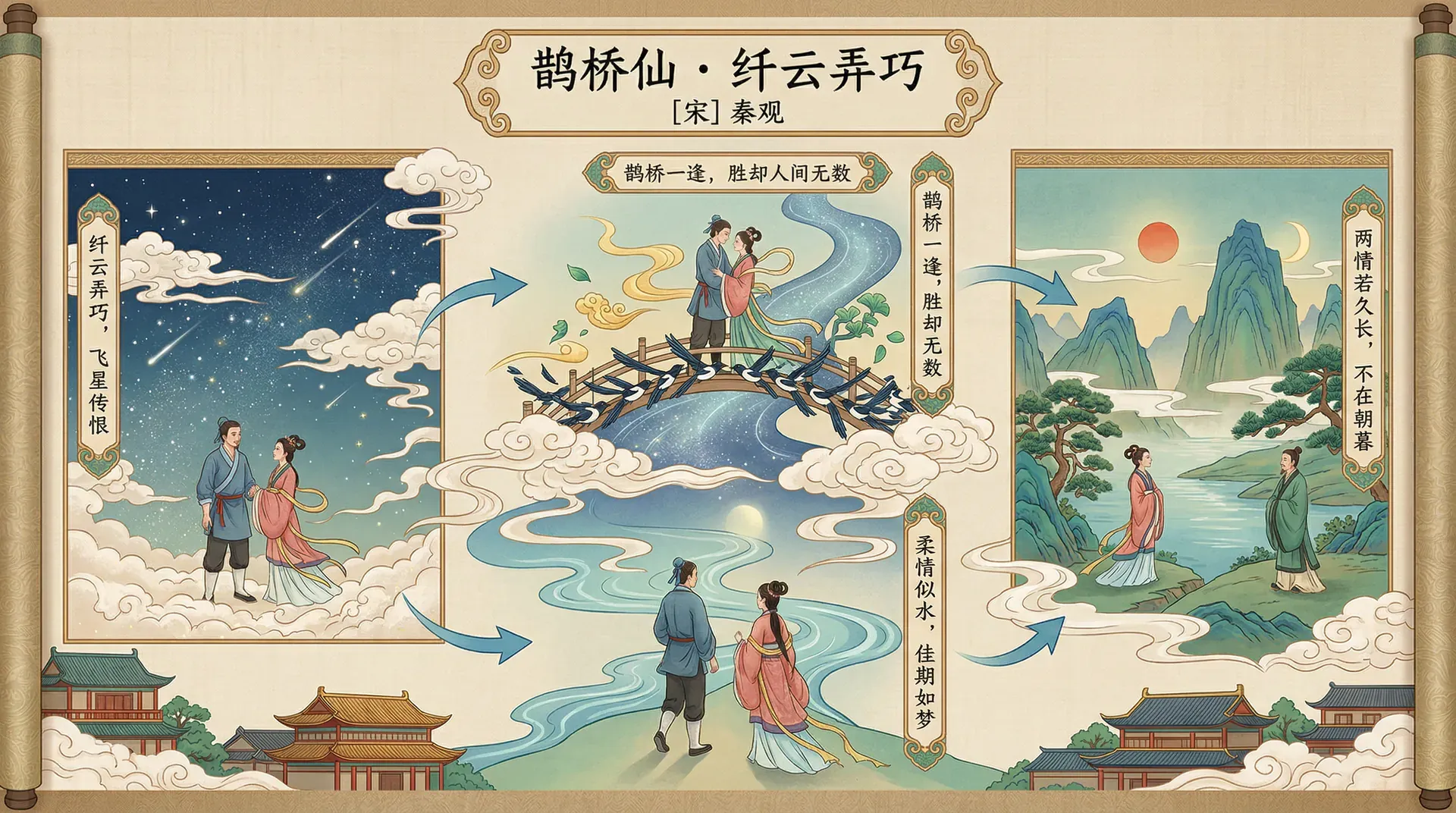 鹊桥仙·纤云弄巧