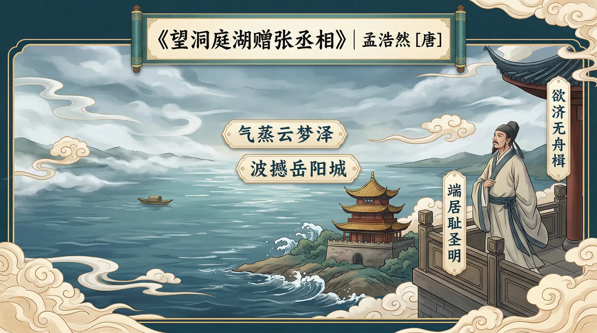 望洞庭湖赠张丞相