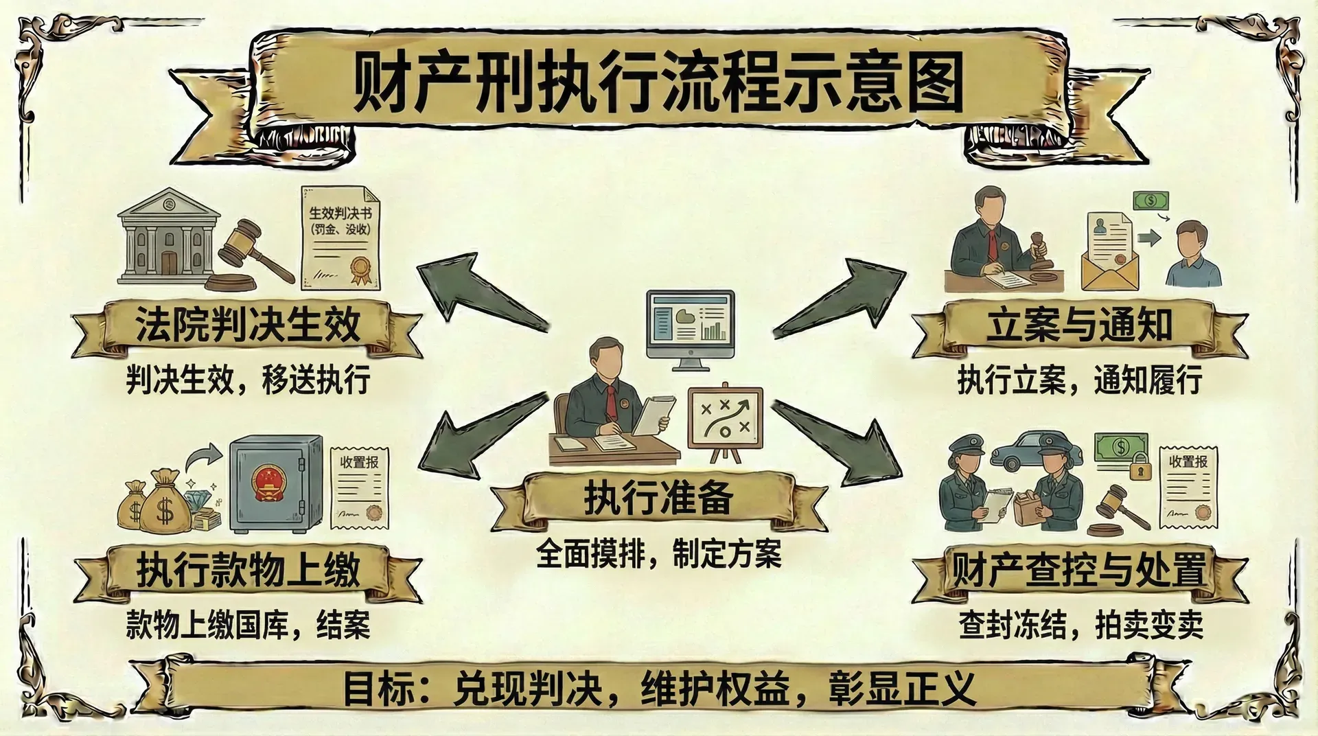 财产刑执行流程