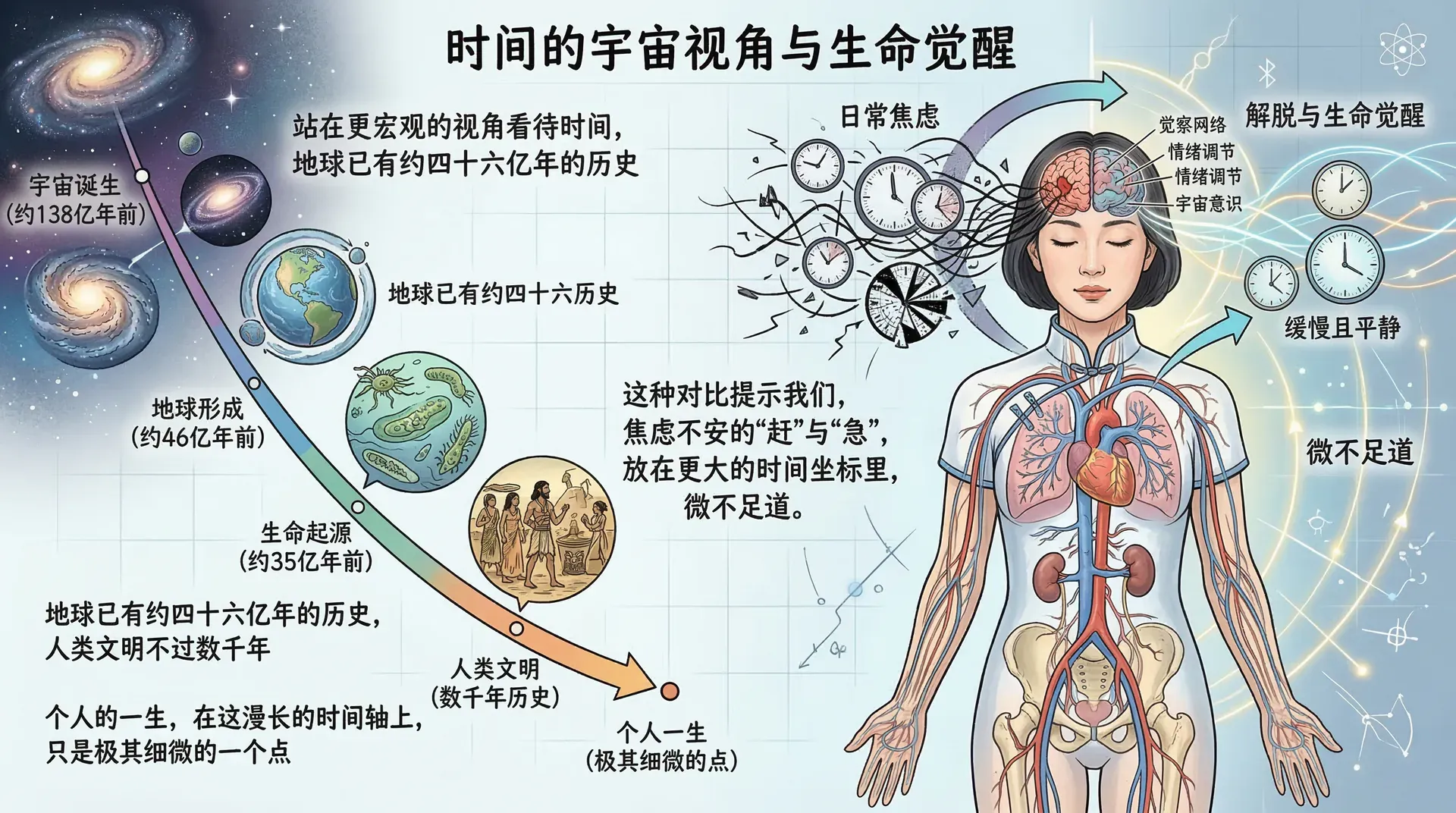 时间的宇宙视角与生命觉醒