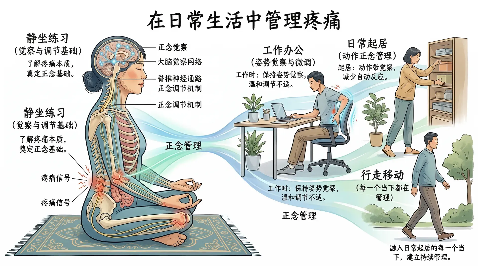 在日常生活中管理疼痛