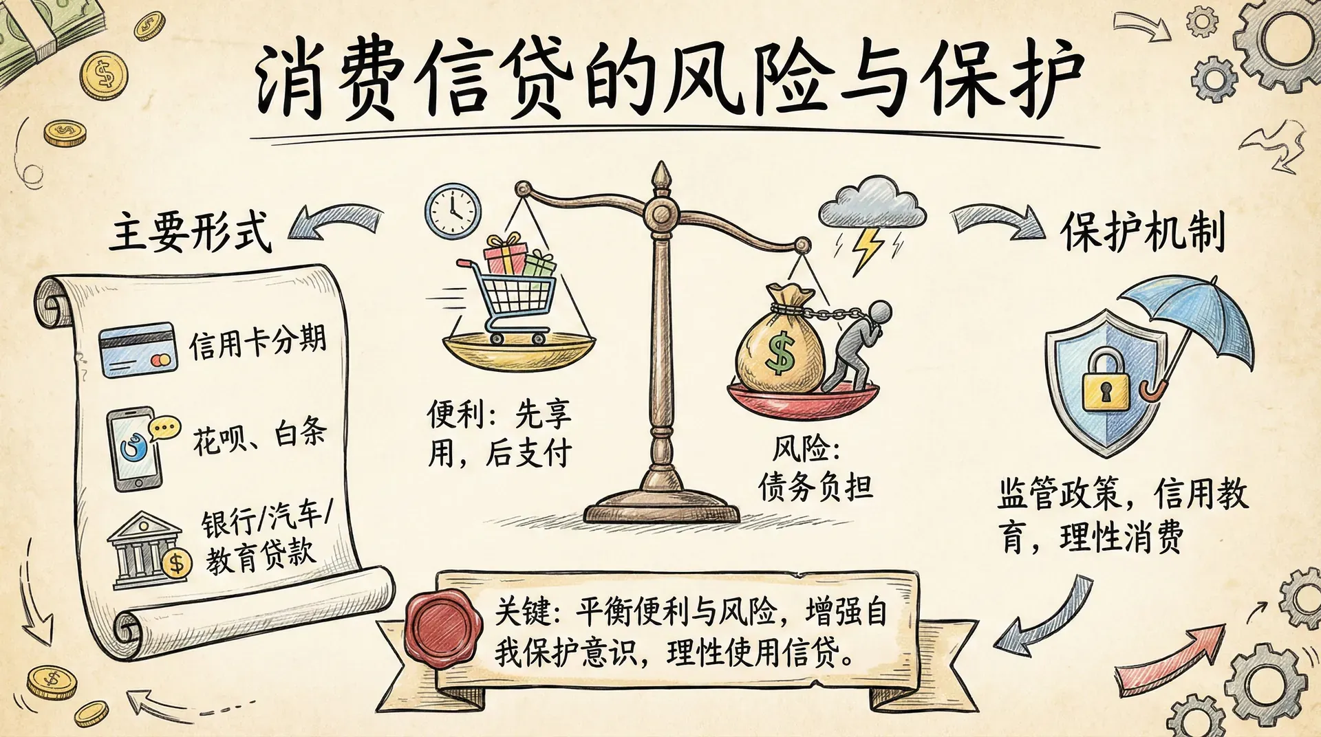 消费信贷的风险与保护