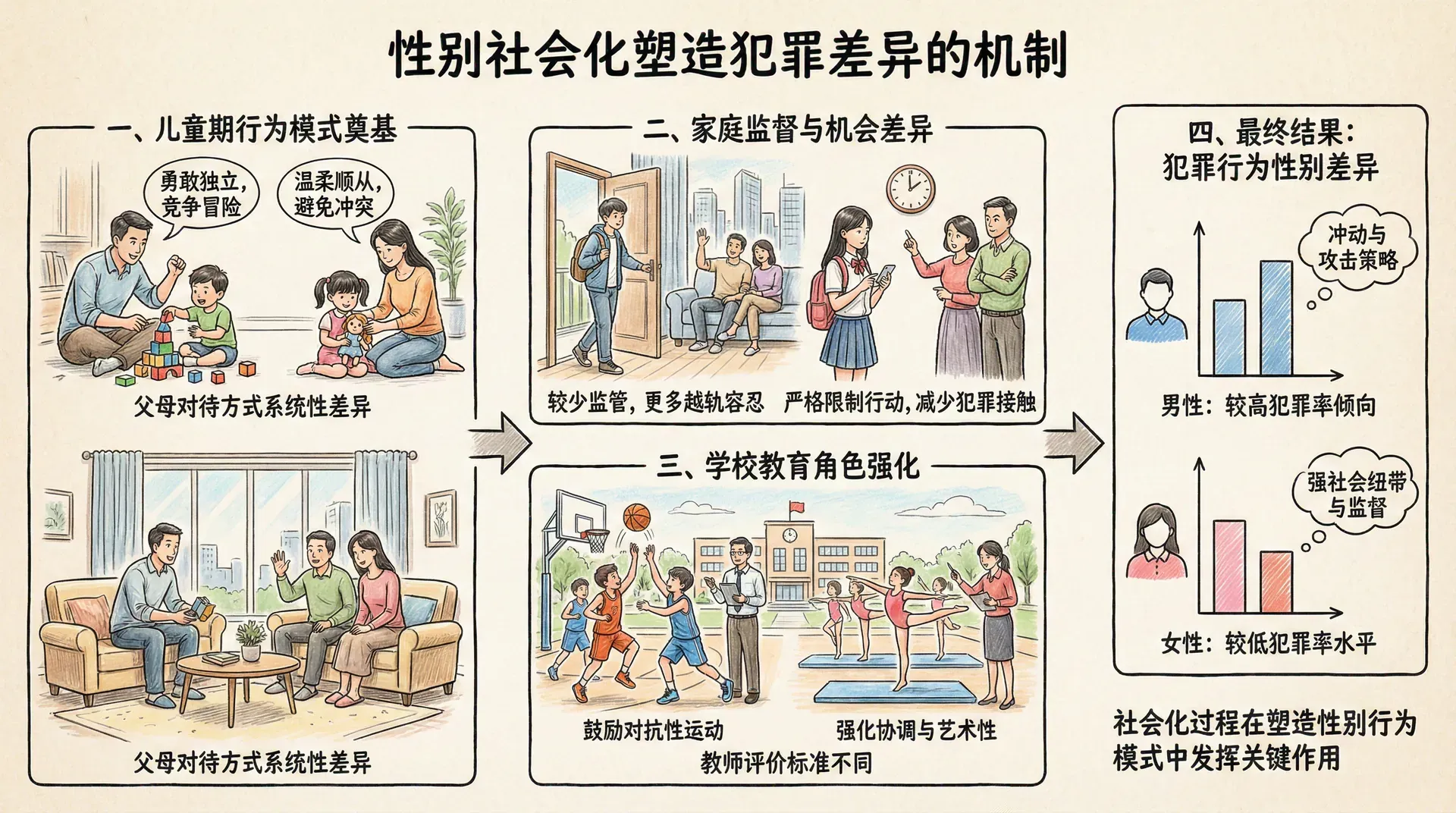 性别社会化影响