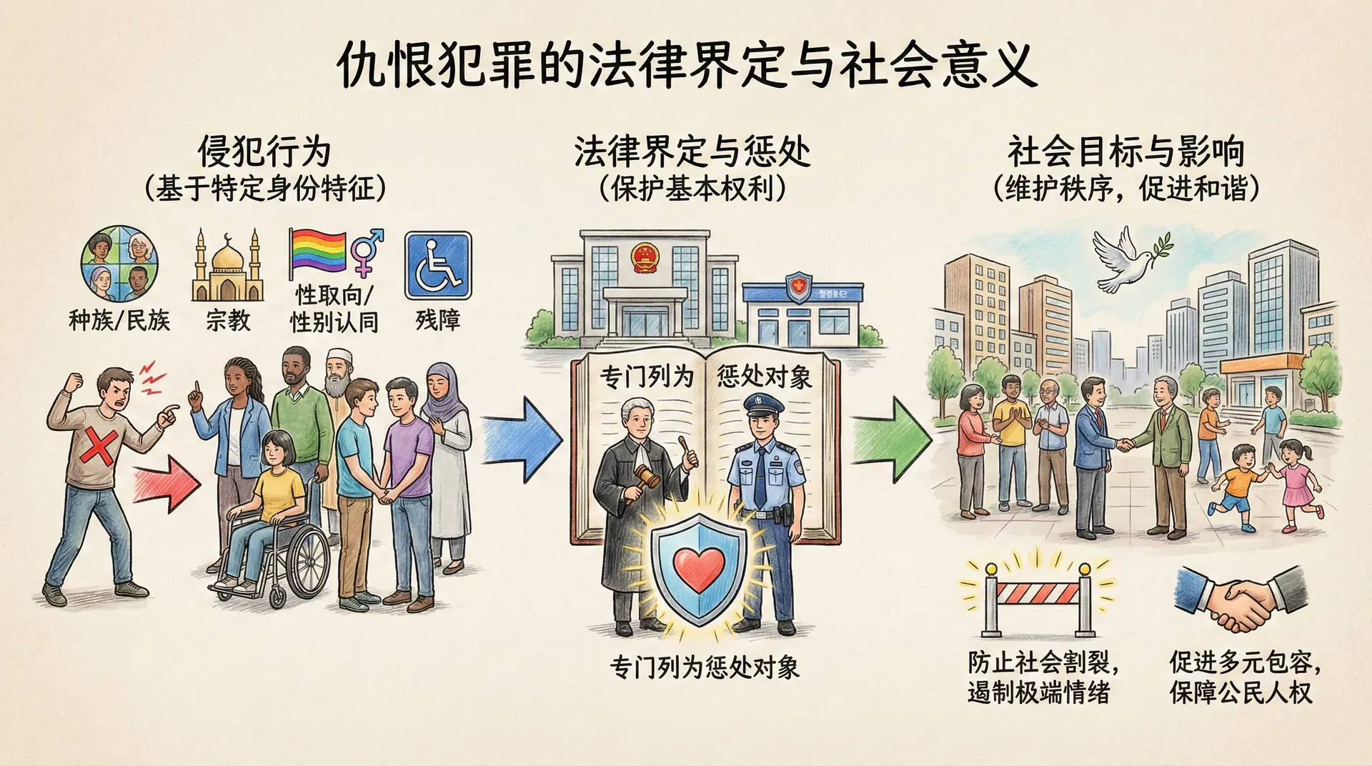 仇恨犯罪的法律界定