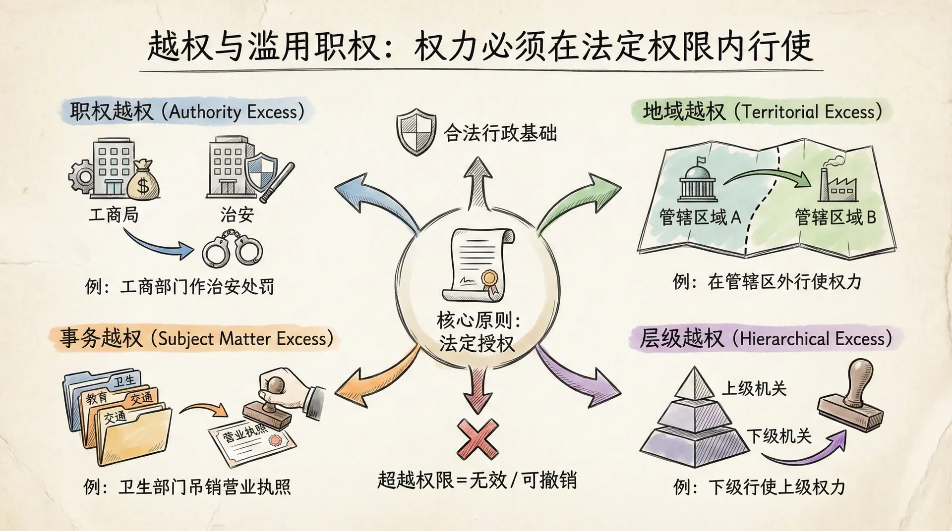 越权与滥用职权