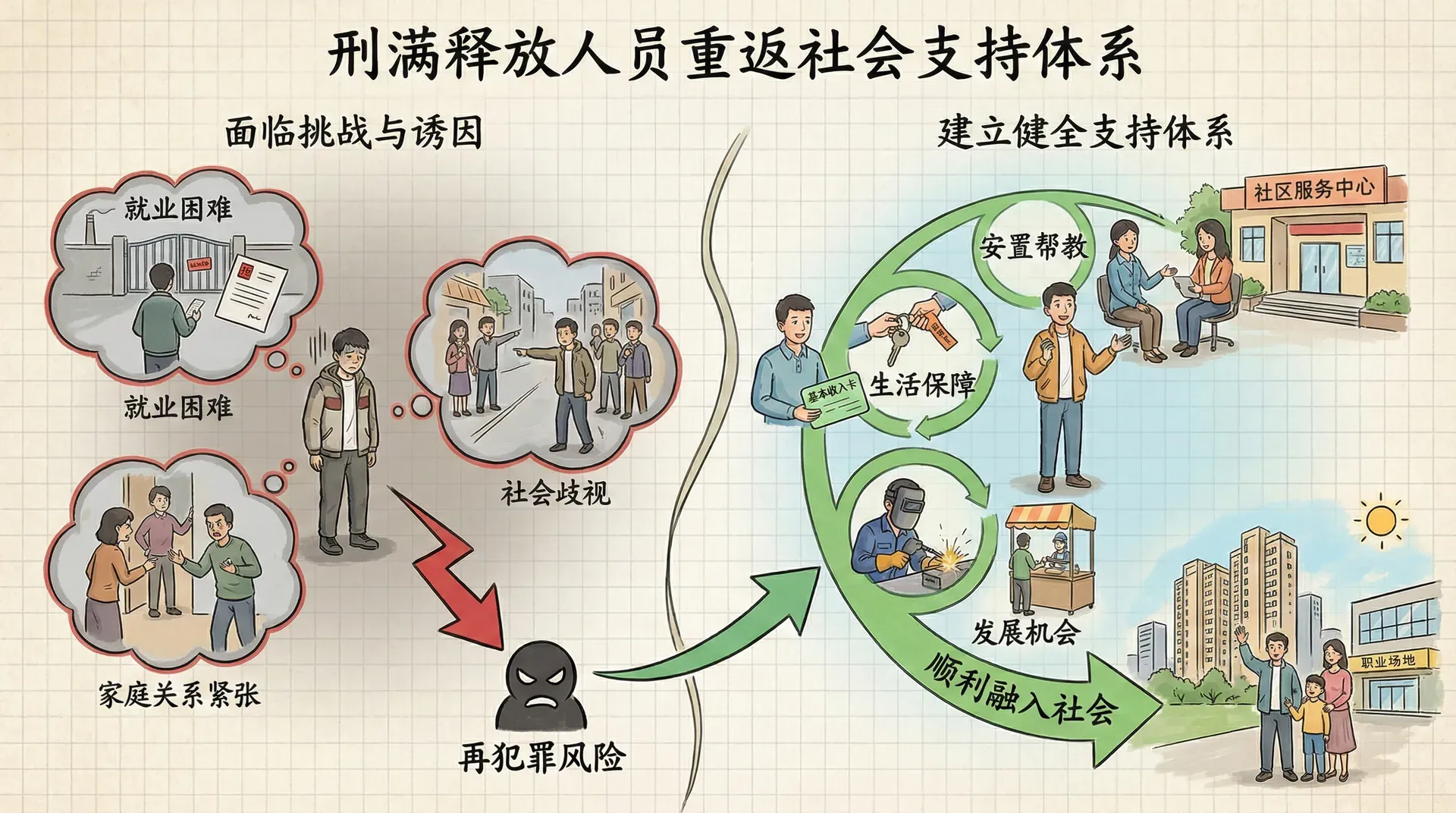 重返社会的支持系统