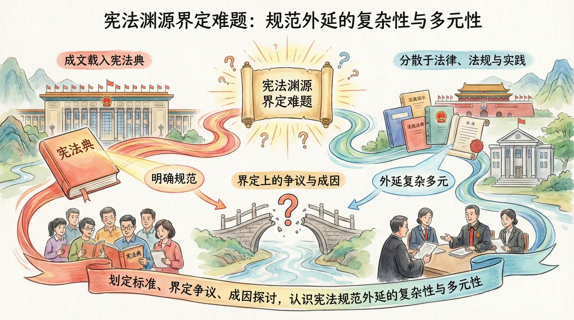 宪法渊源的界定难题