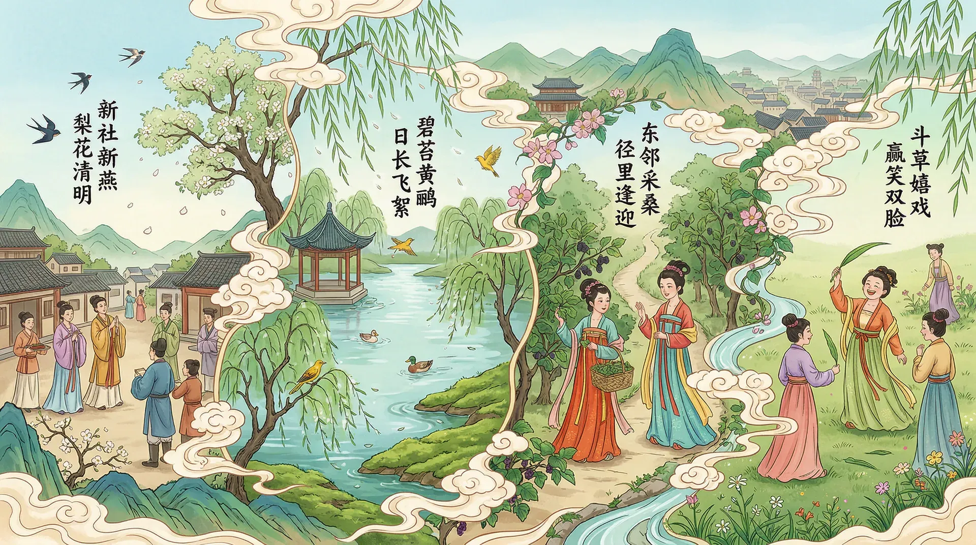 破阵子·春景