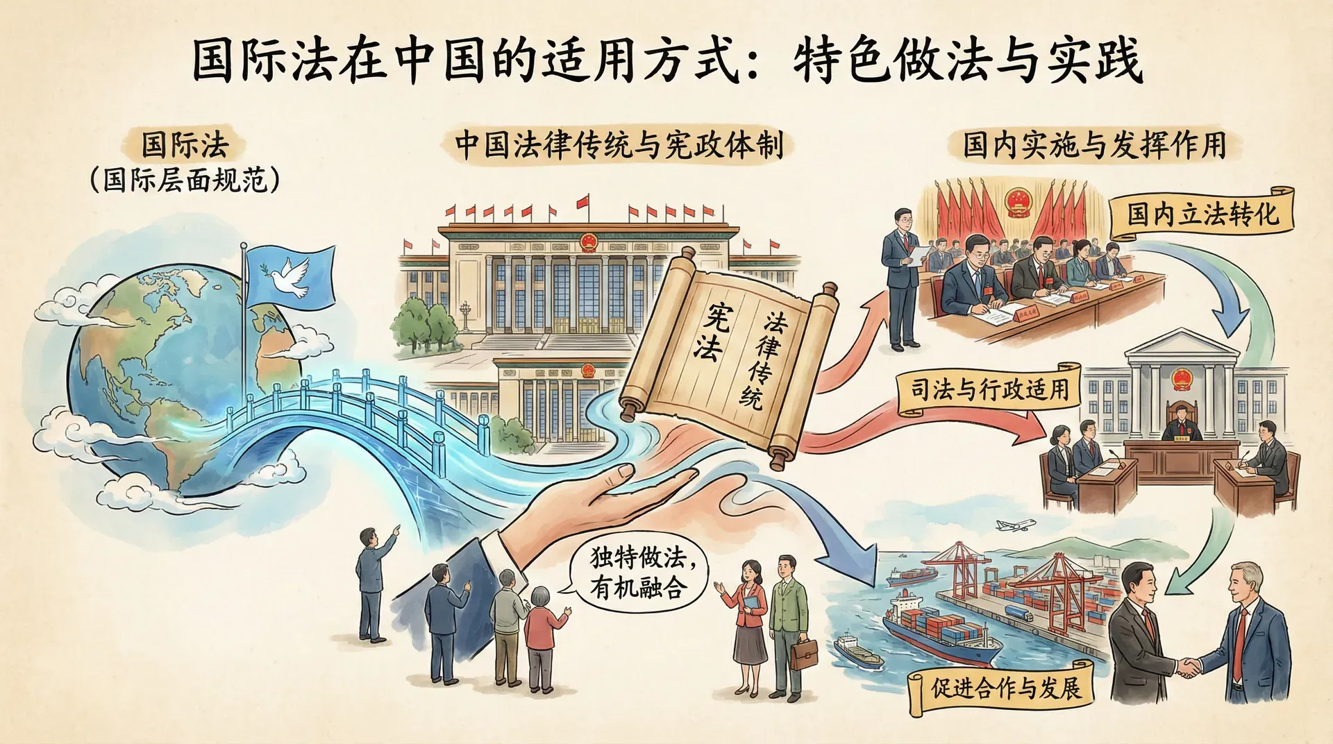 国际法在中国的适用方式