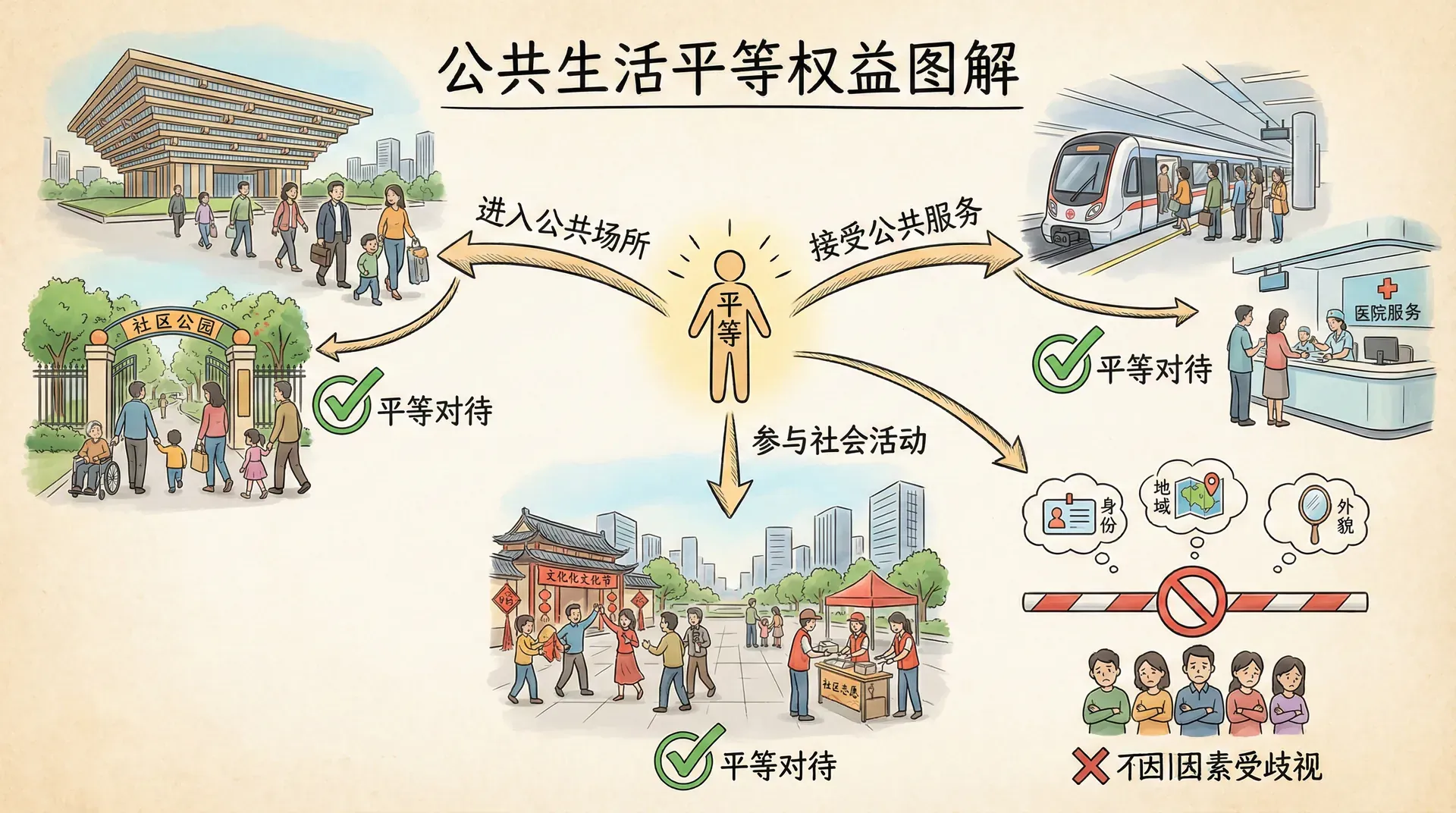 公共场所与服务的平等权