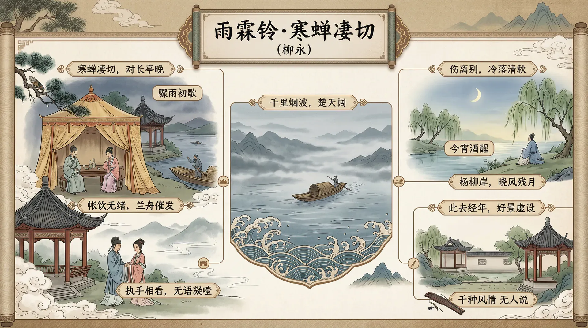 雨霖铃·寒蝉凄切