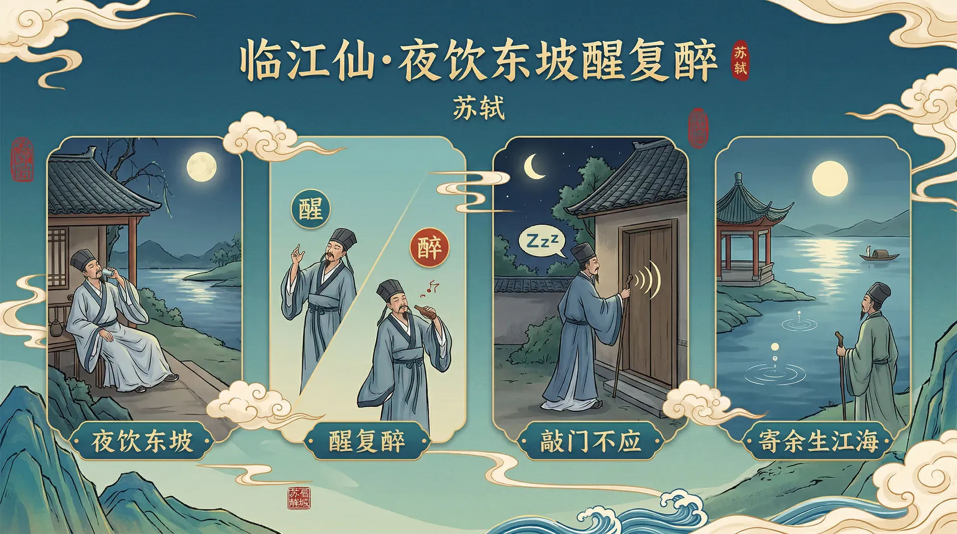 临江仙·夜饮东坡醒复醉