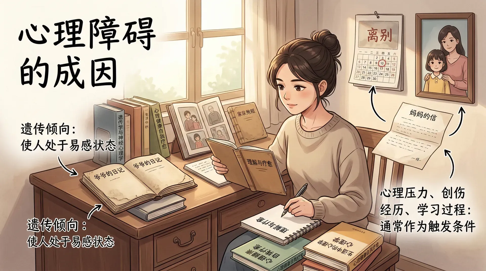 心理障碍的成因