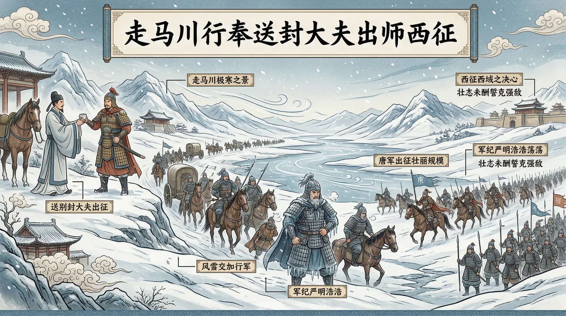 走马川行奉送封大夫出师西征
